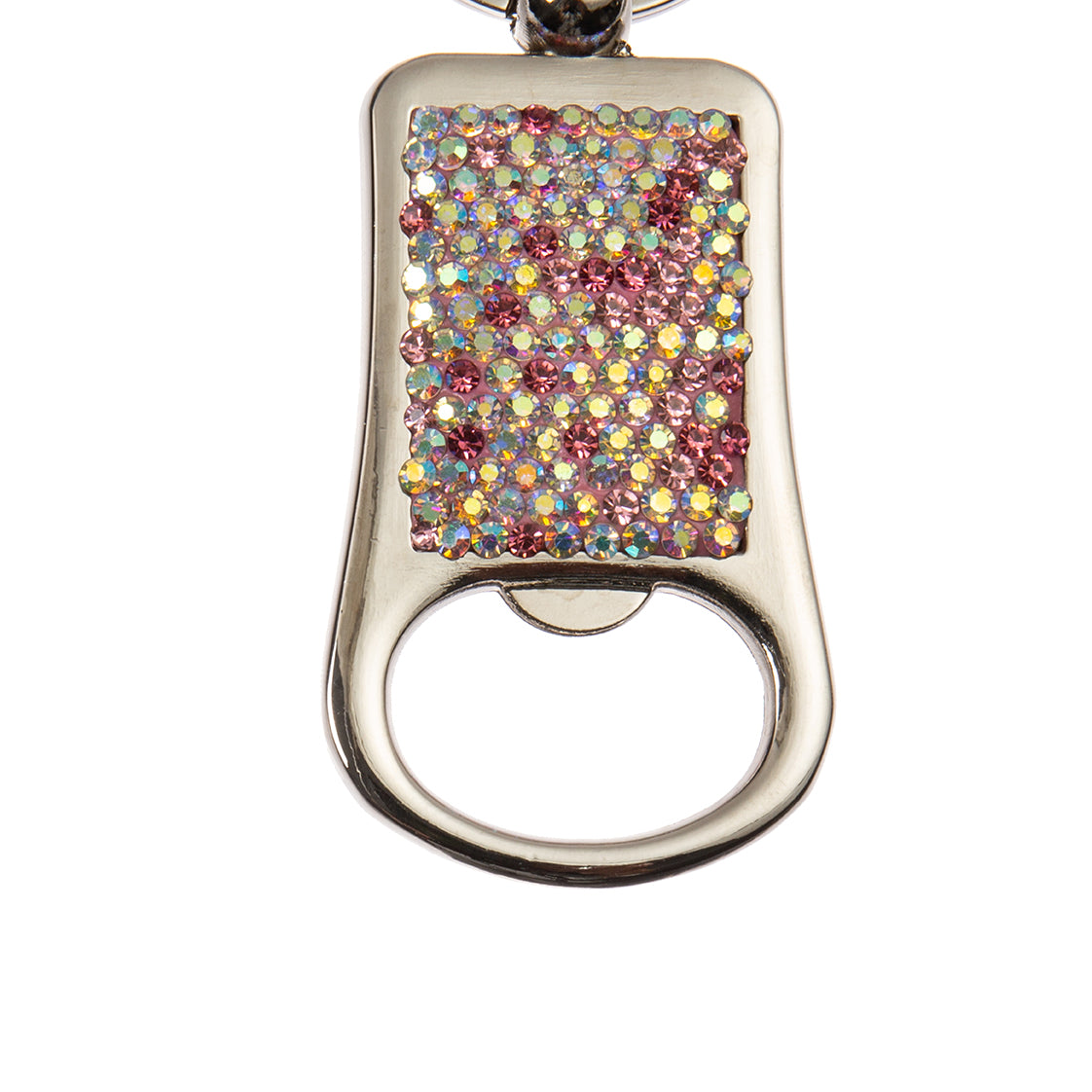 Ceramic Rhinestone Bottle Opener Keychain CR0066
