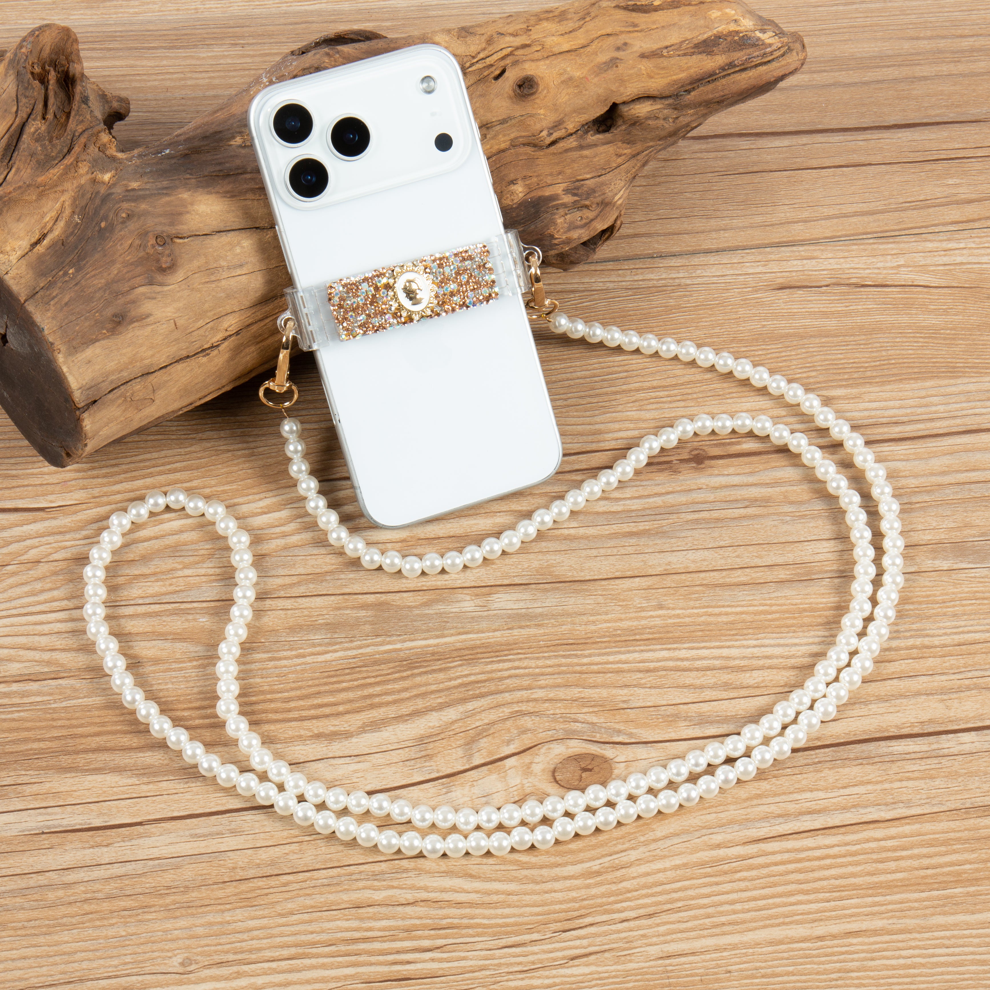 Ceramic Rhinestone Phone Lanyard CR0088