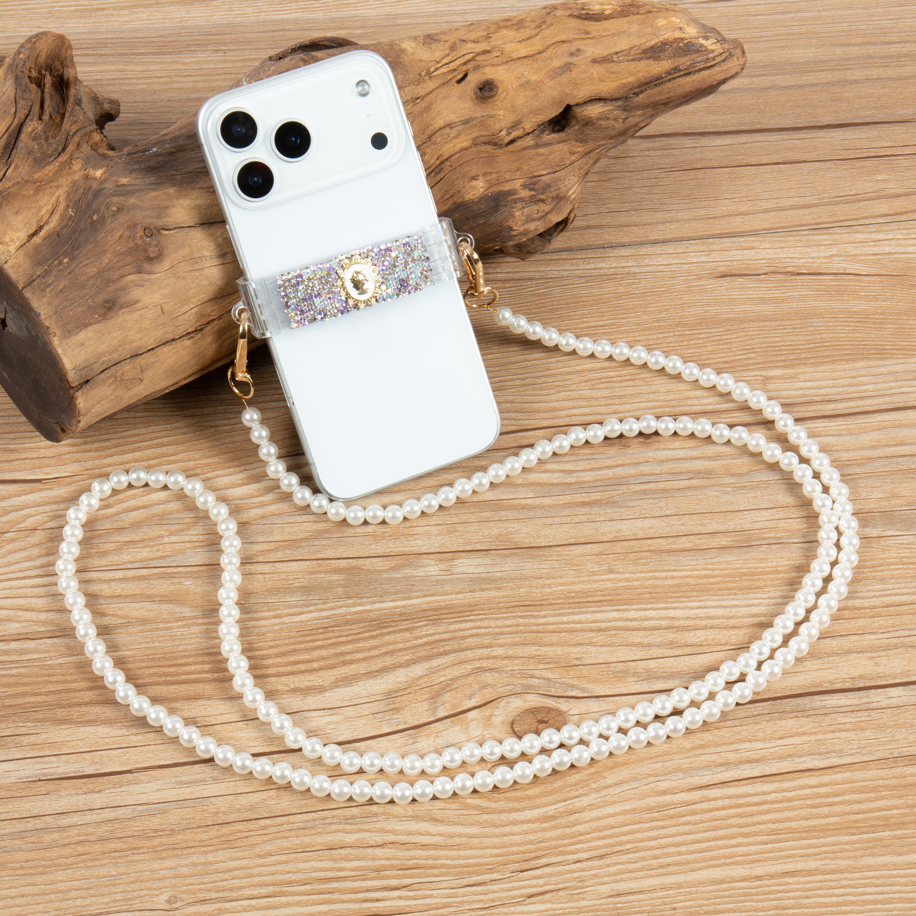 Ceramic Rhinestone Phone Lanyard CR0088