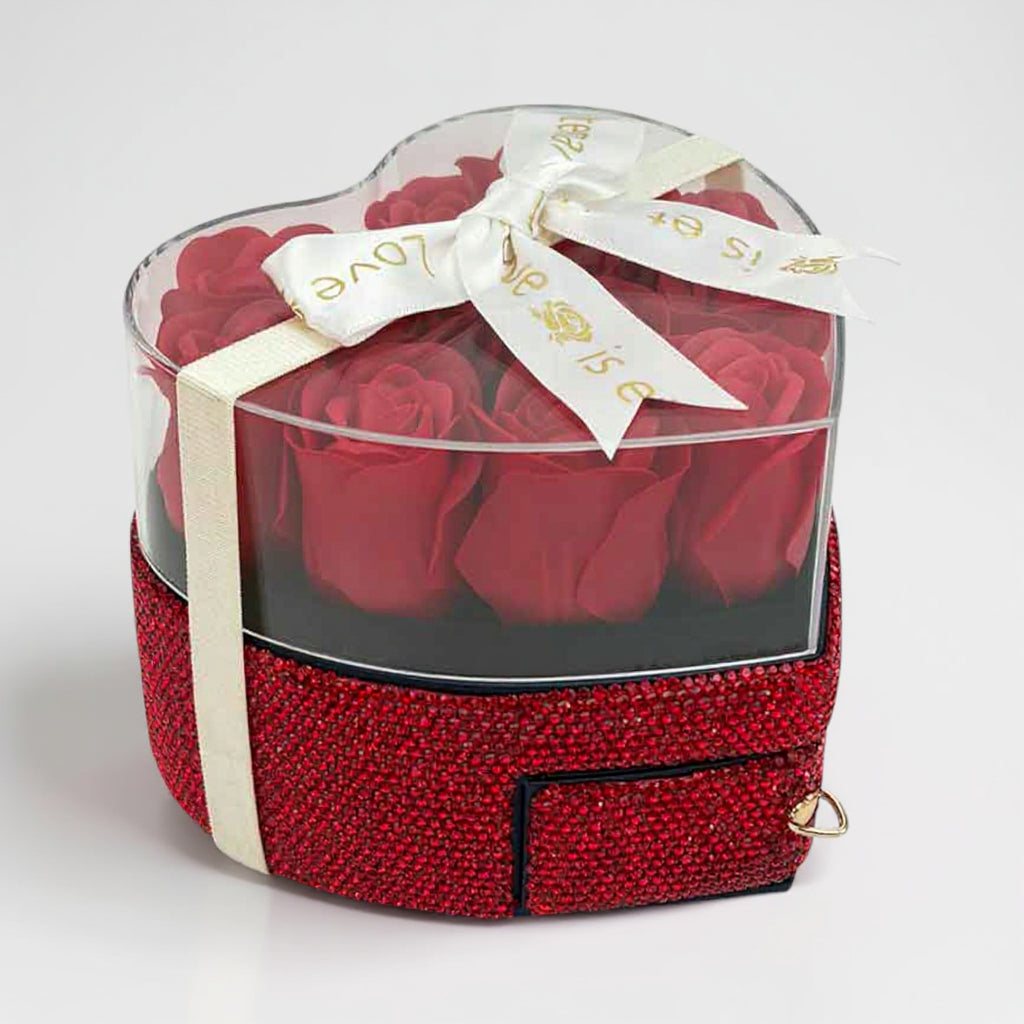 Ceramic Rhinestone Jewelry Box CR0099