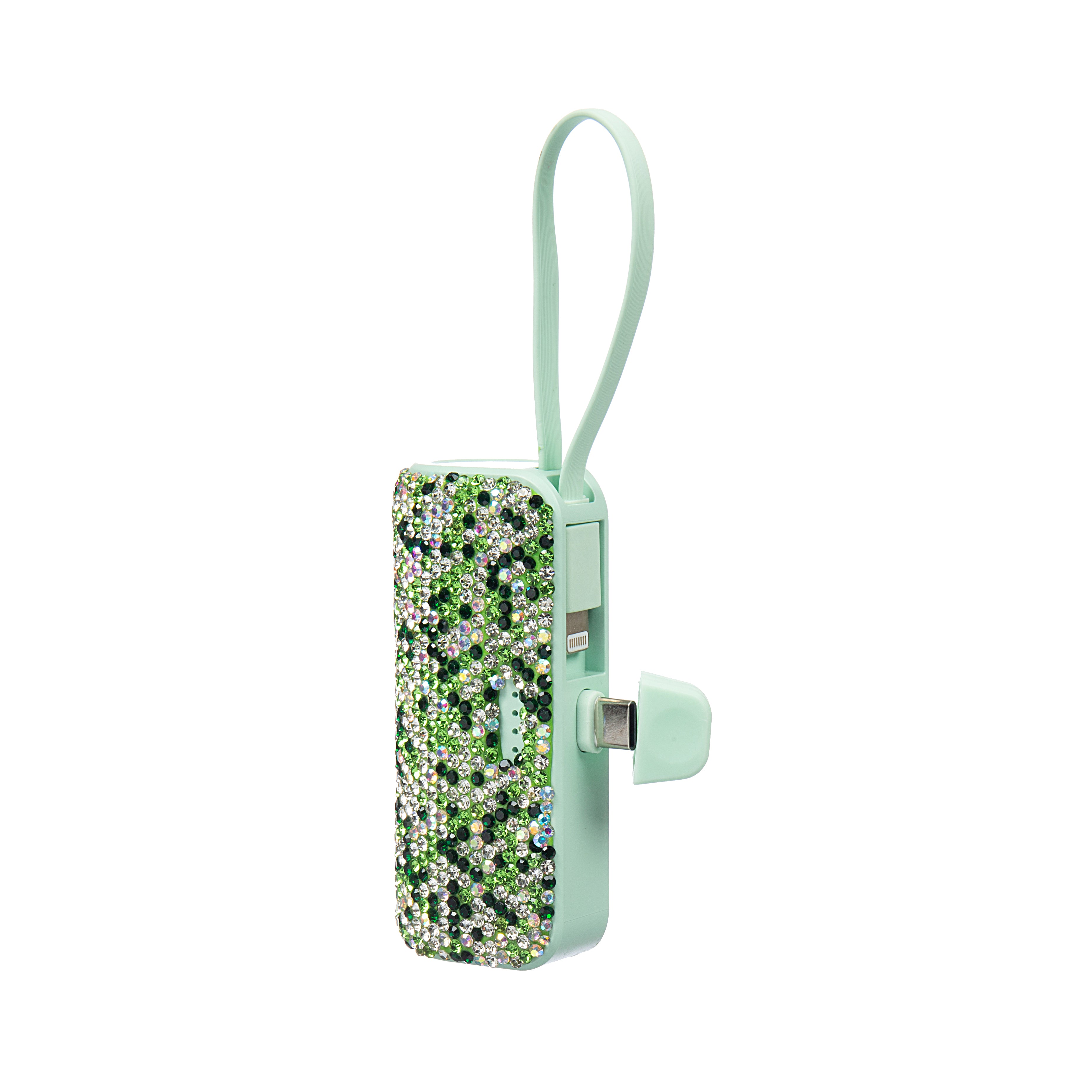 Rectangle Ceramic Rhinestone Power Bank CR0102