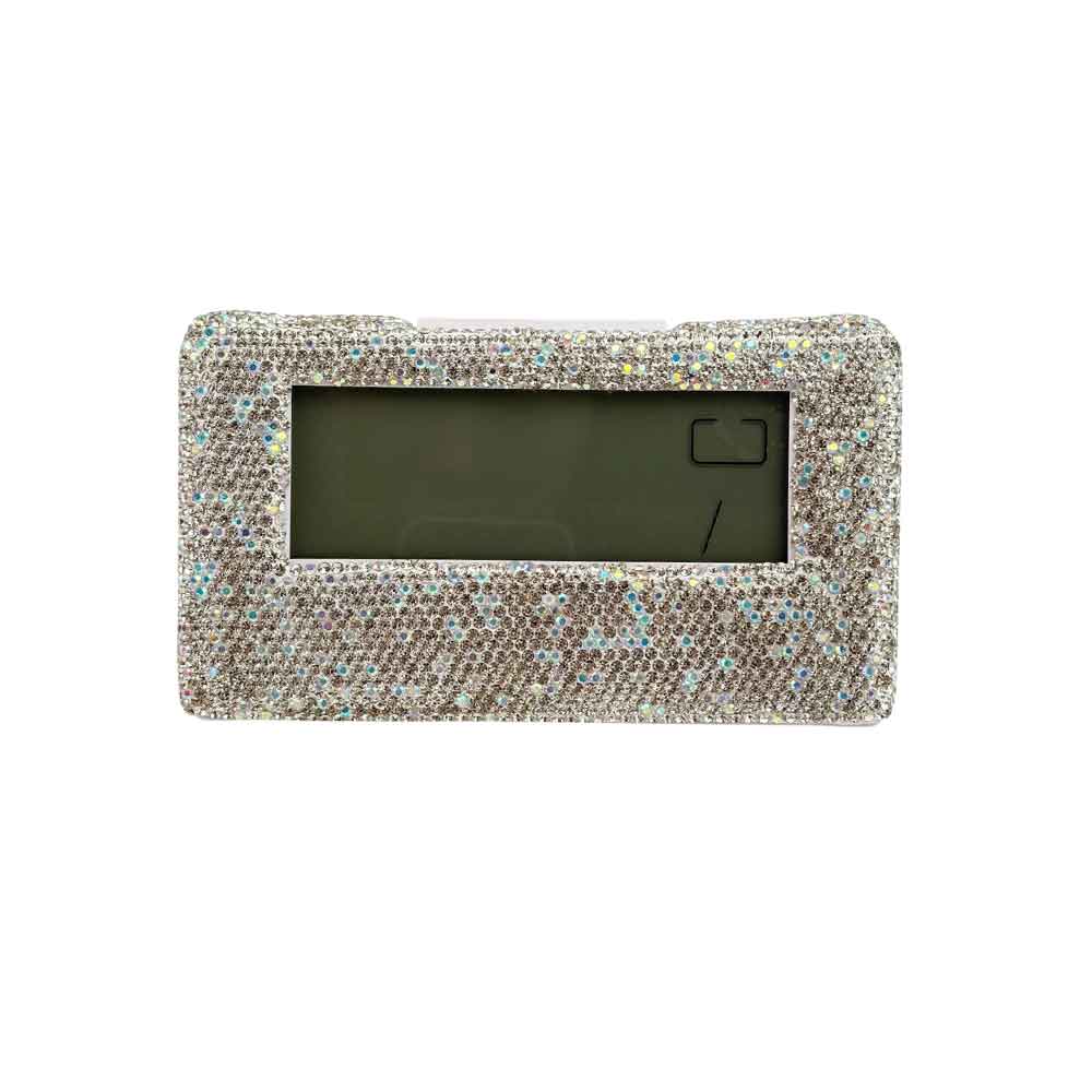 Ceramic Rhinestones Alarm Clock CR0105