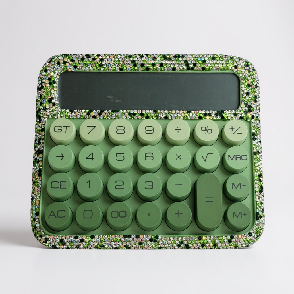 Ceramic Rhinestone Calculator CR0128
