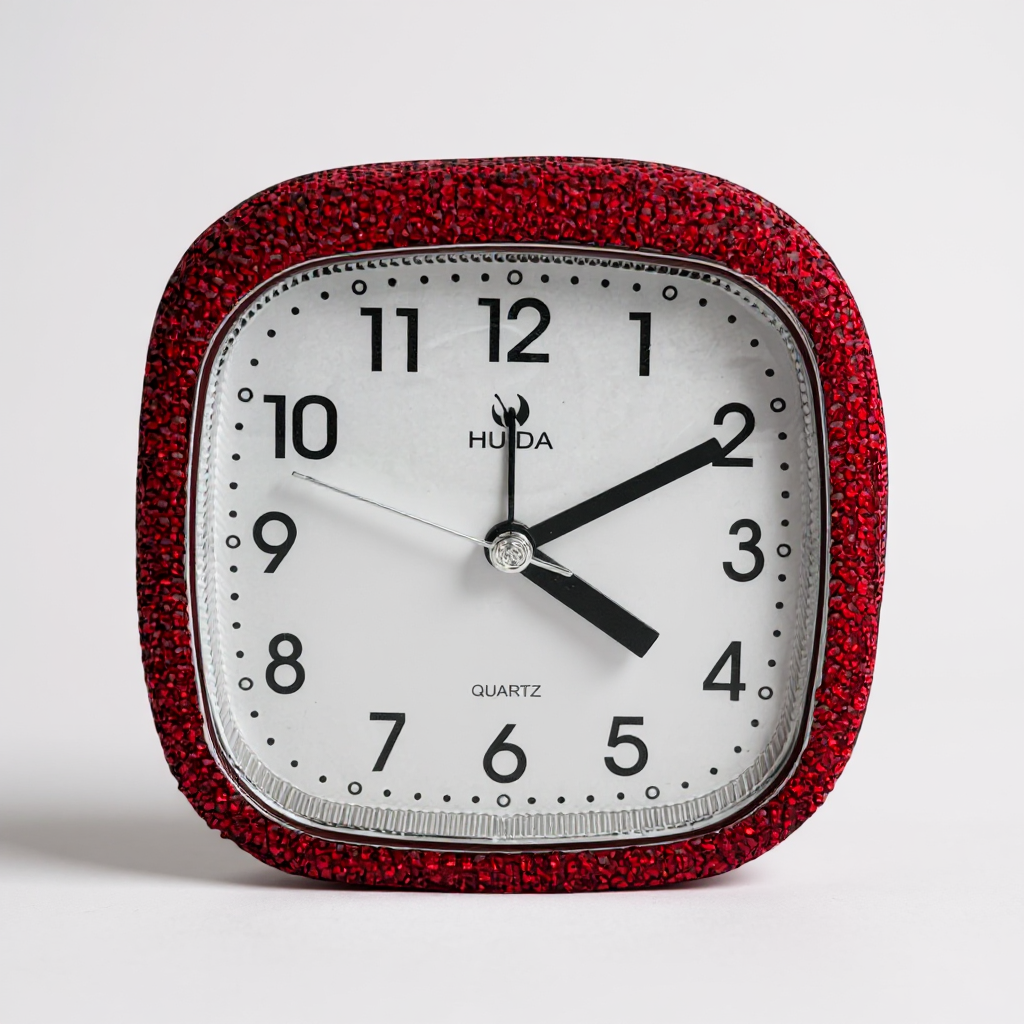 Ceramic Rhinestone Alarm Clock CR0135