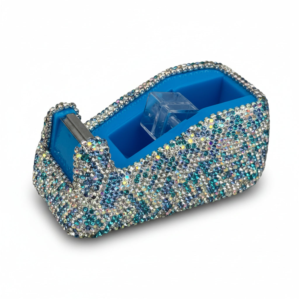 Ceramic Rhinestone Tape Dispenser CR0148