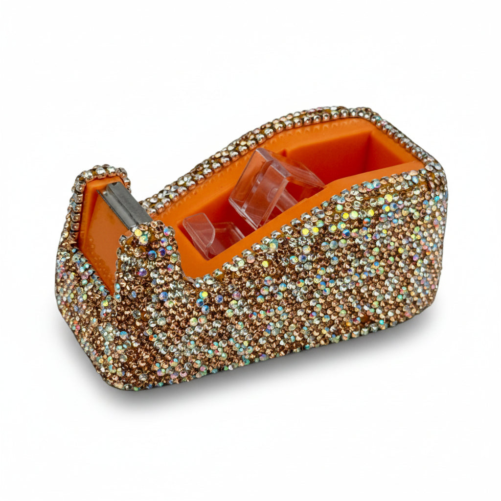Ceramic Rhinestone Tape Dispenser CR0148