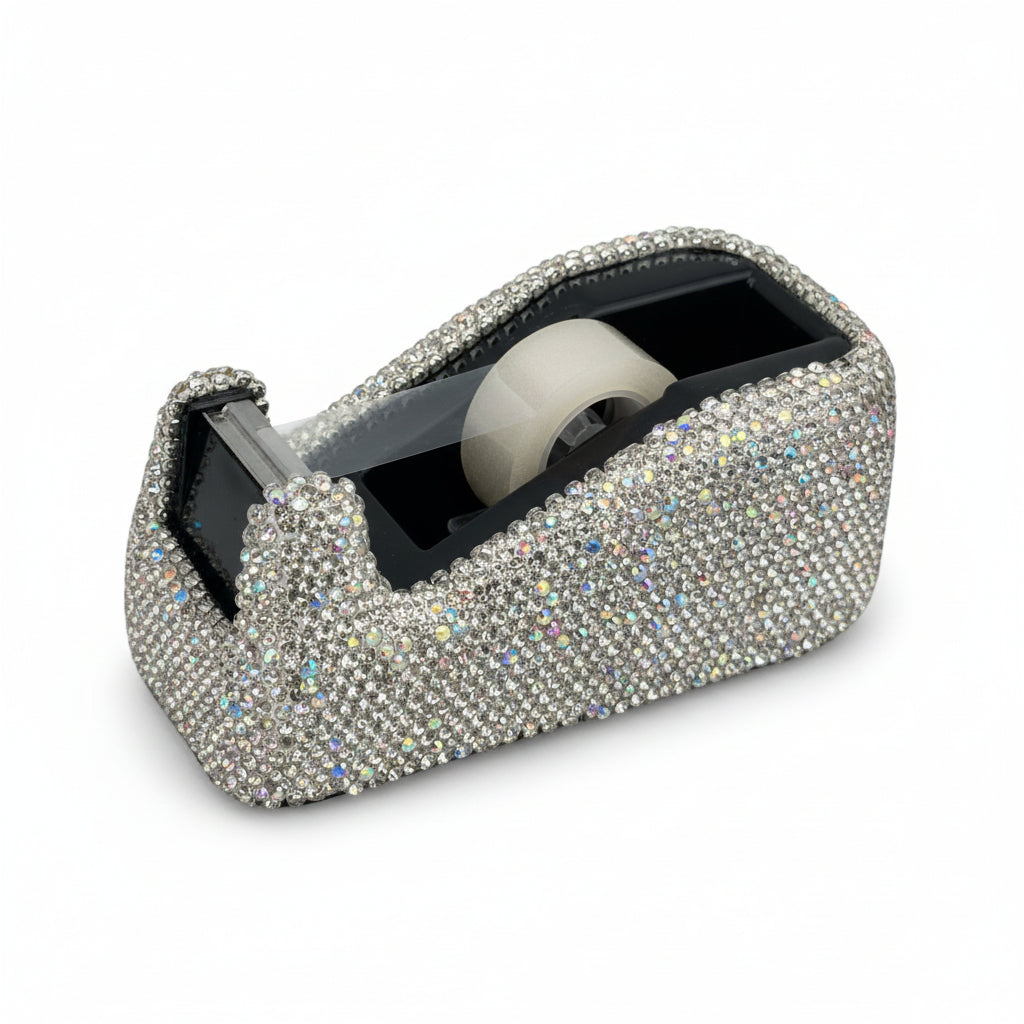Ceramic Rhinestone Tape Dispenser CR0148