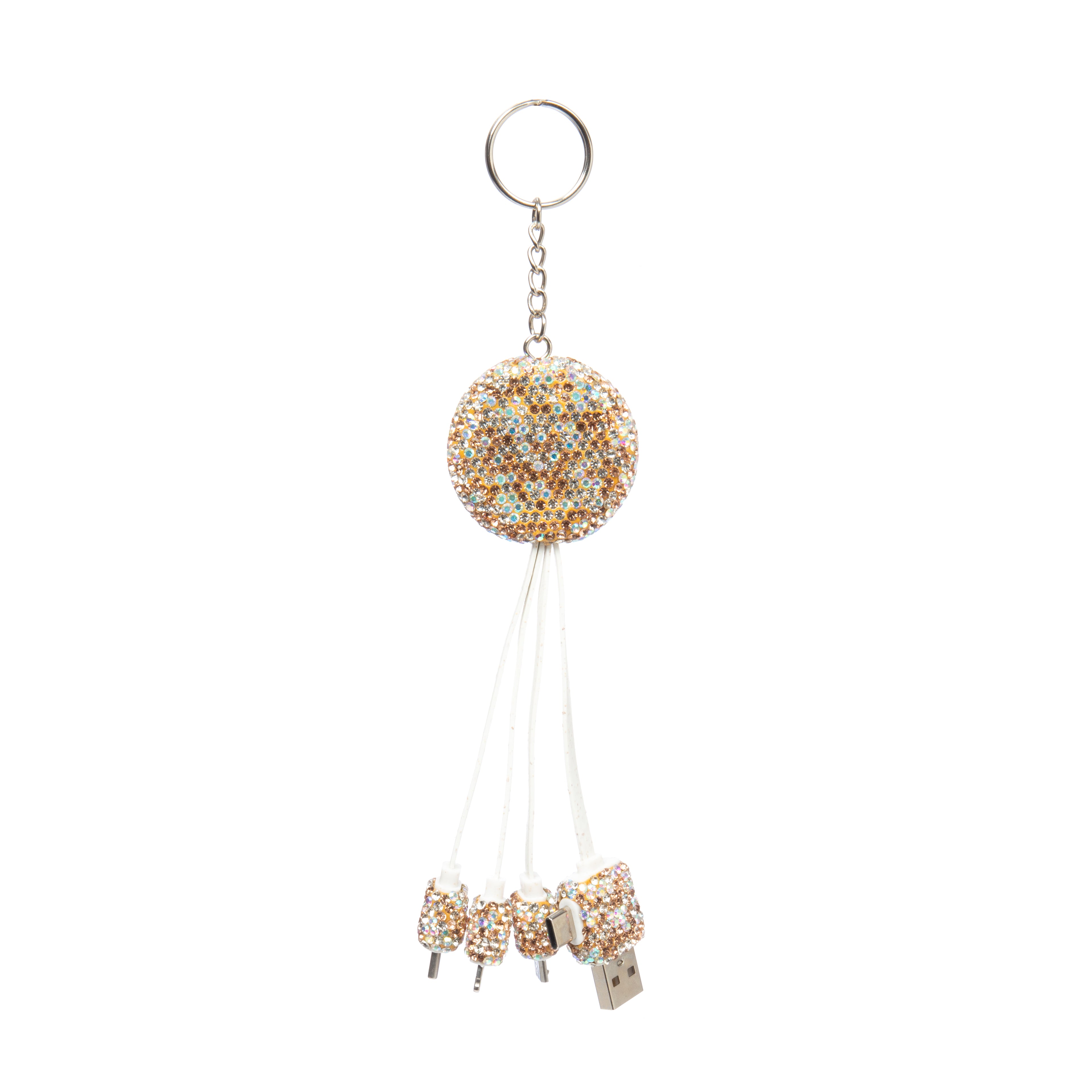 Ceramic Rhinestone Multi Charging Cable 3 in 1 CR0149