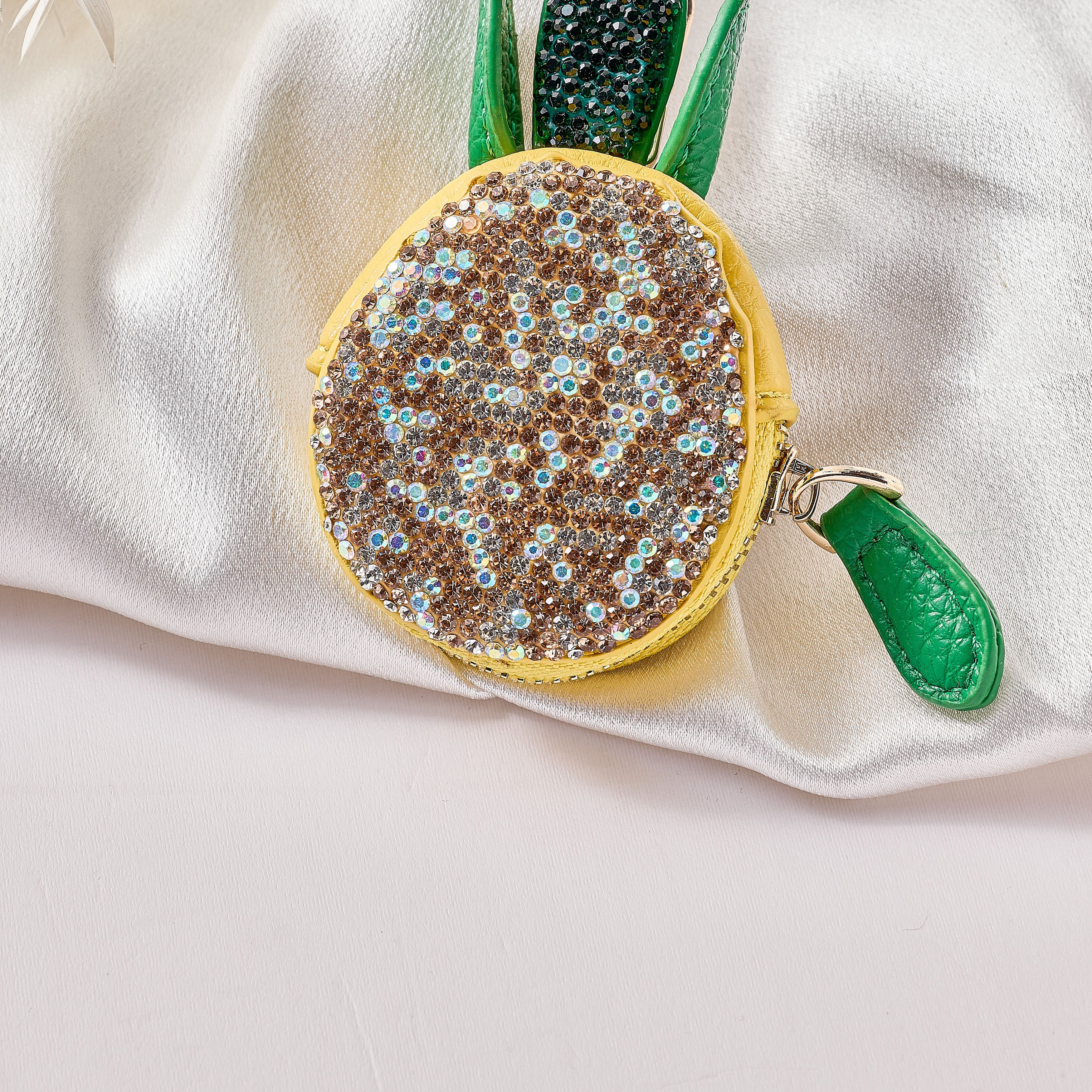 Pineapple Rhinestone Keychain CR0151
