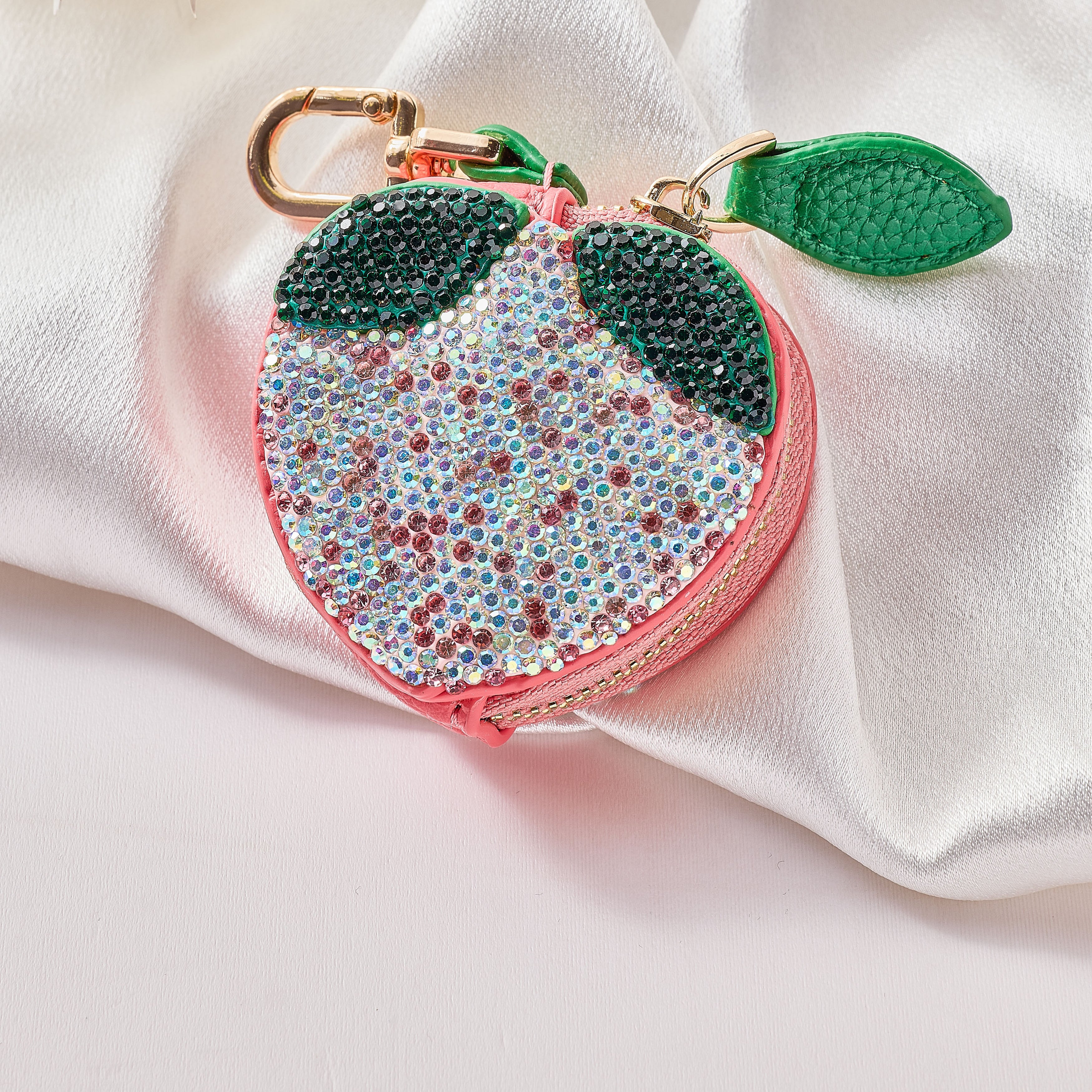 Strawberry Rhinestone Keychain CR0152