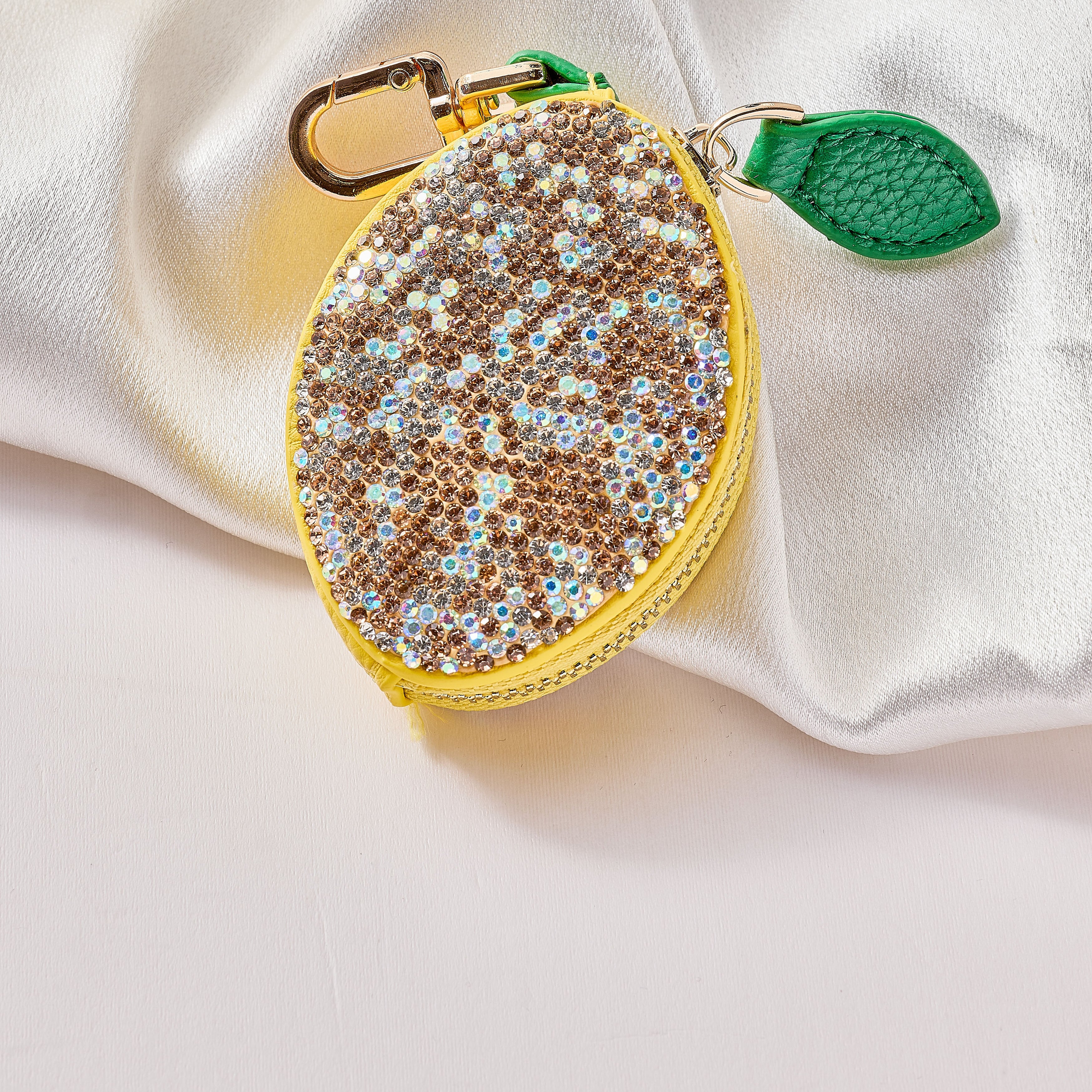 Lemon Rhinestone Keychain CR0154
