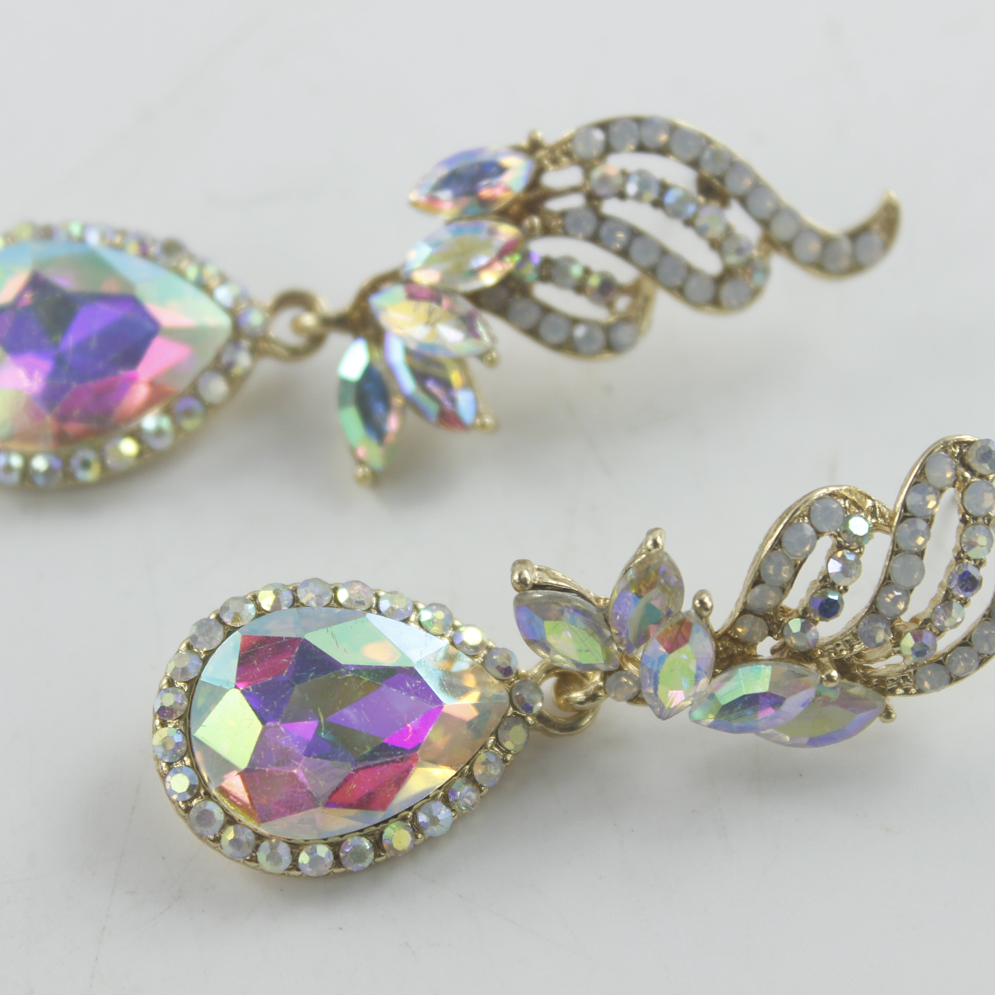 Crystal Accent Art Deco Drop Earrings E1822