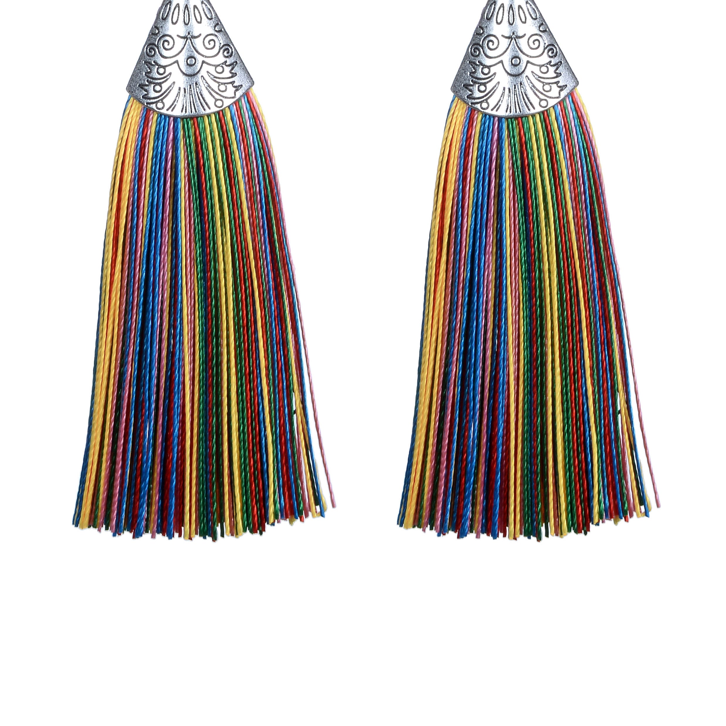Fashion Bohemian Women Silk Tassel Drop Earrings E2121