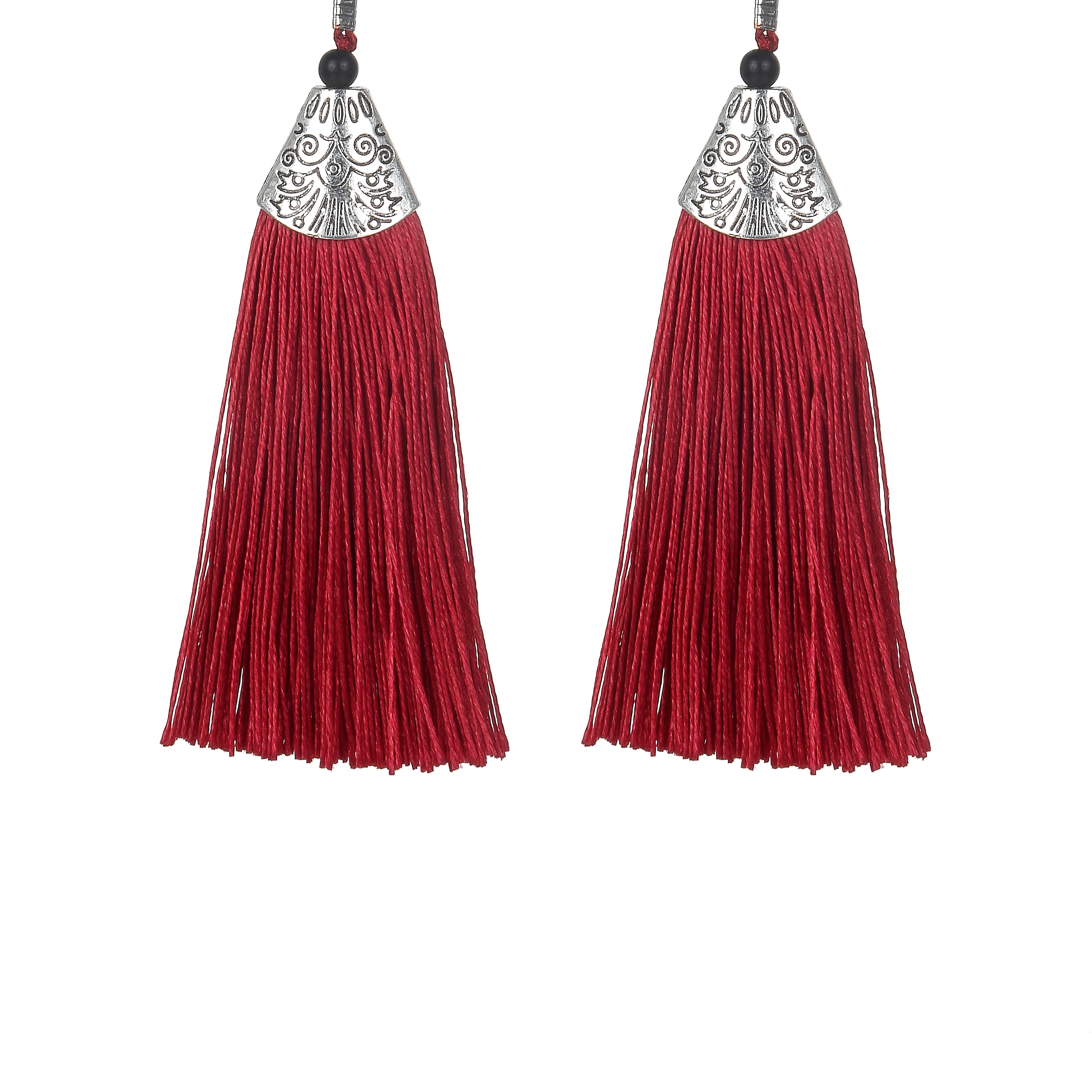 Fashion Bohemian Women Silk Tassel Drop Earrings E2121