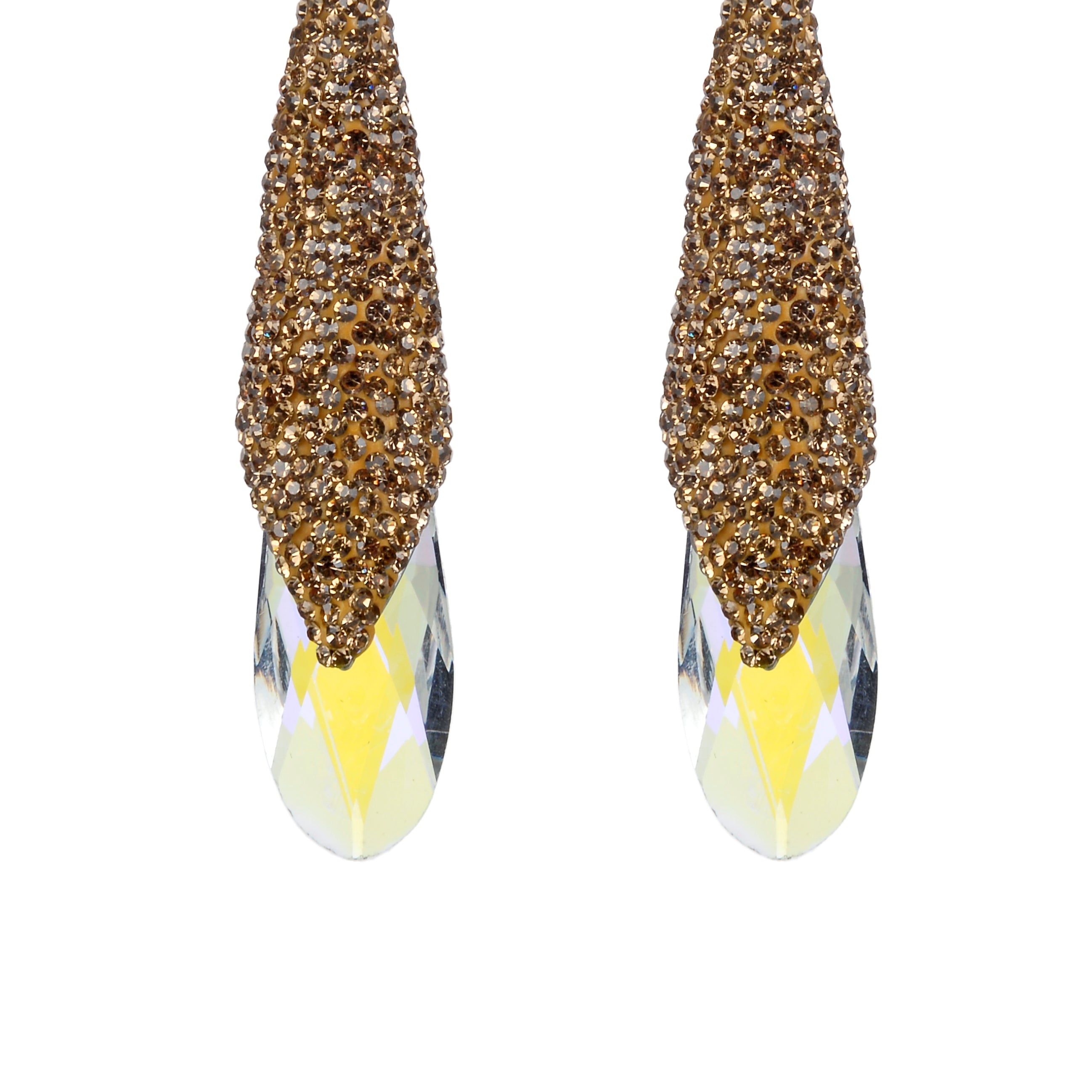 Pendientes colgantes de cristal E2340