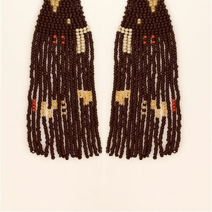 Bohemia Beaded Tassel Earrings E2649