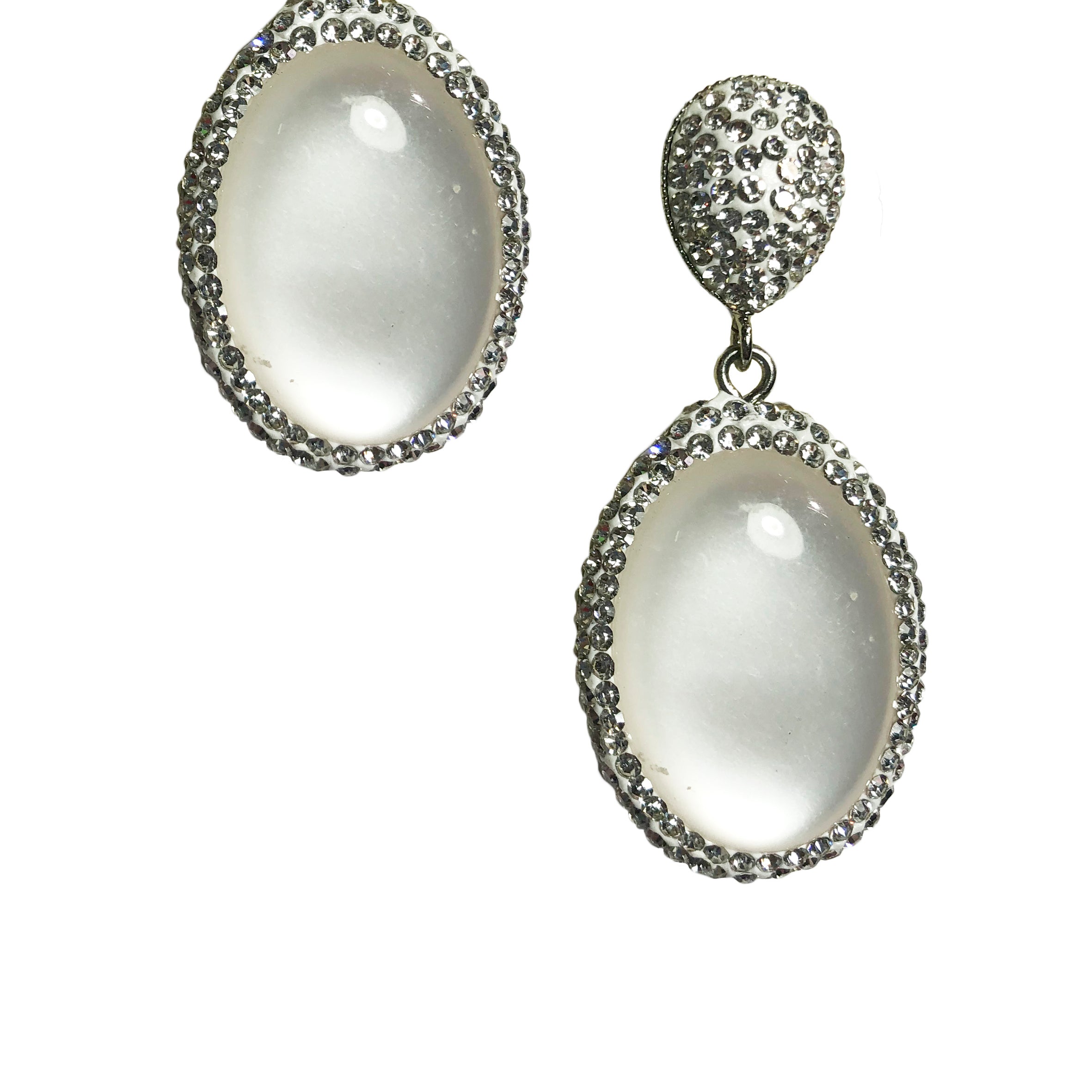 Cat's Eye Stone Drop Earrings E2778