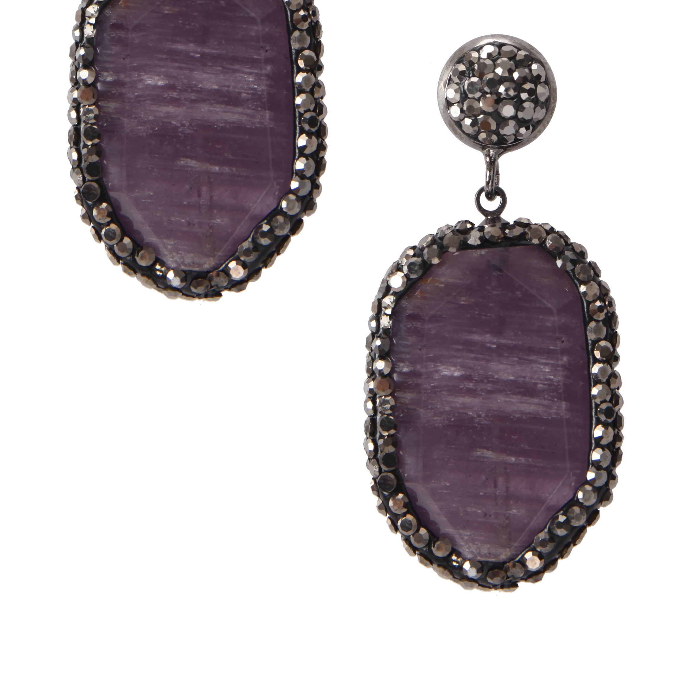 Natural Stone Dangle Earrings E2780