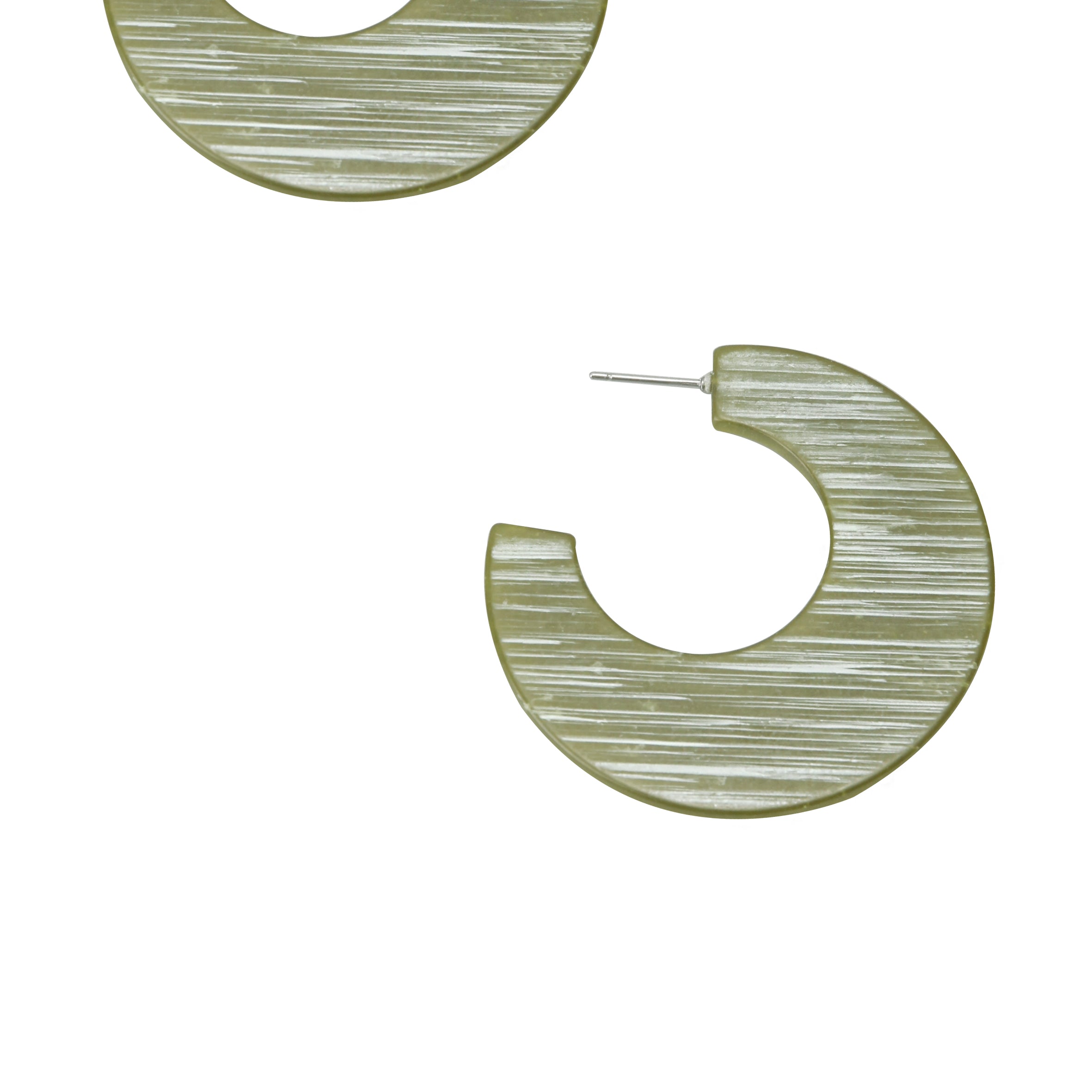 Acrylic Hoop Earring E2873