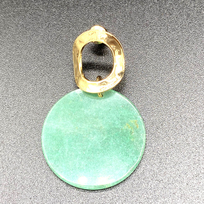 Circle Natural Stone Earrings E3197