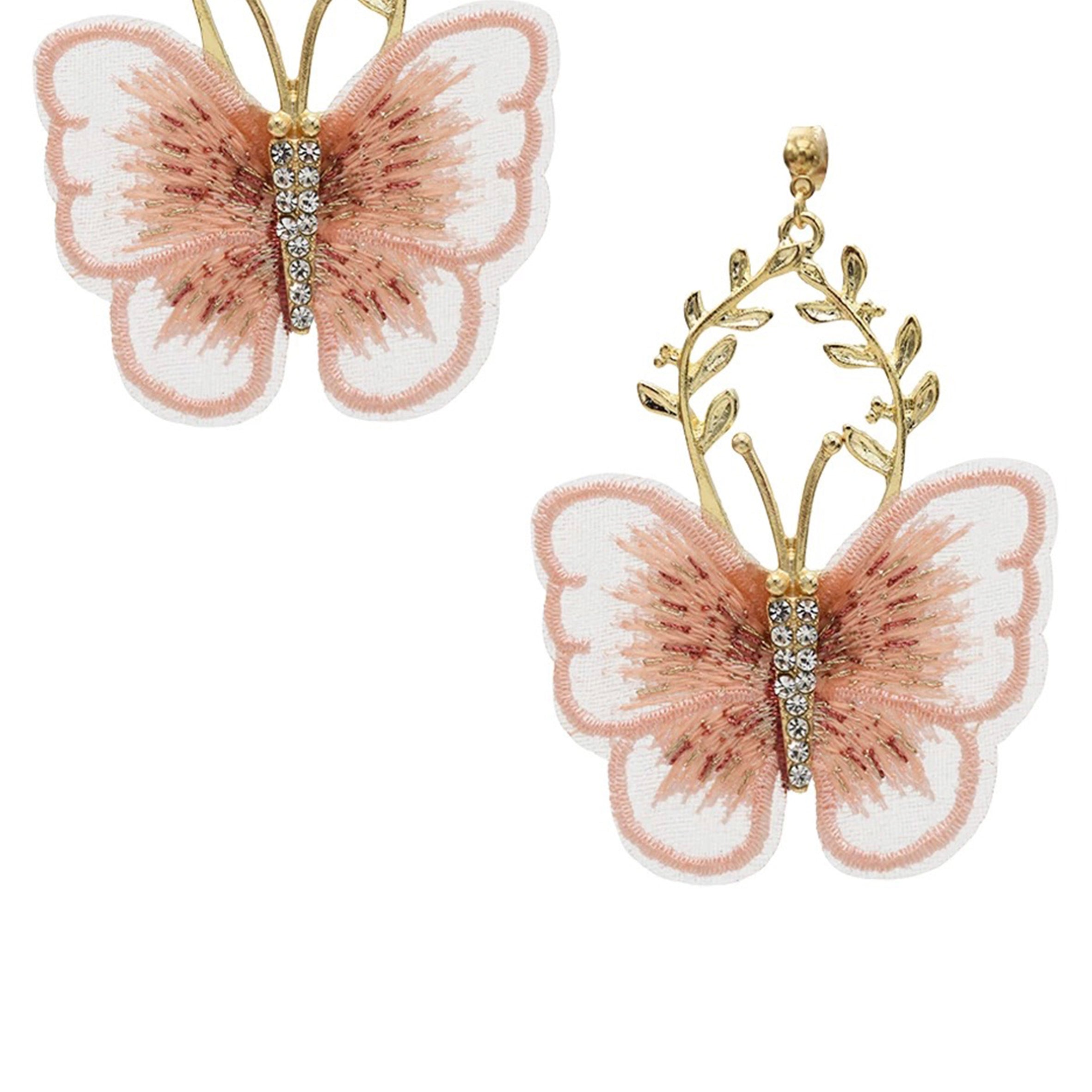 Butterfly Shape Drop Earrings E3689