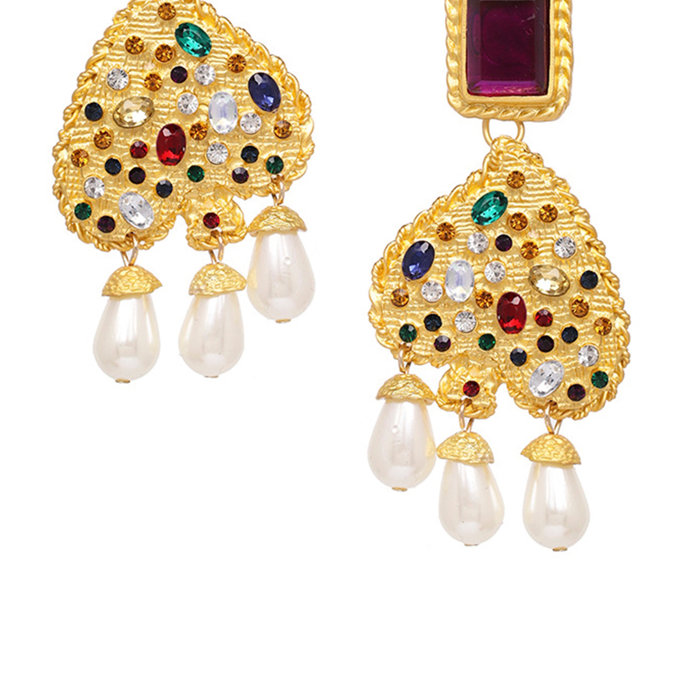 Valentine AlloyHeart Shape Earrings E3827