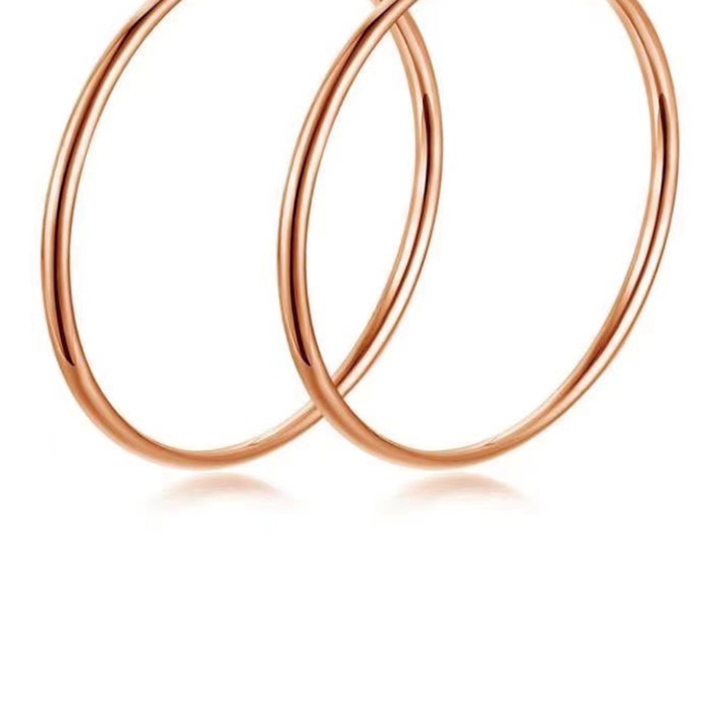 Stainless Steel Hoop Earrings E3890