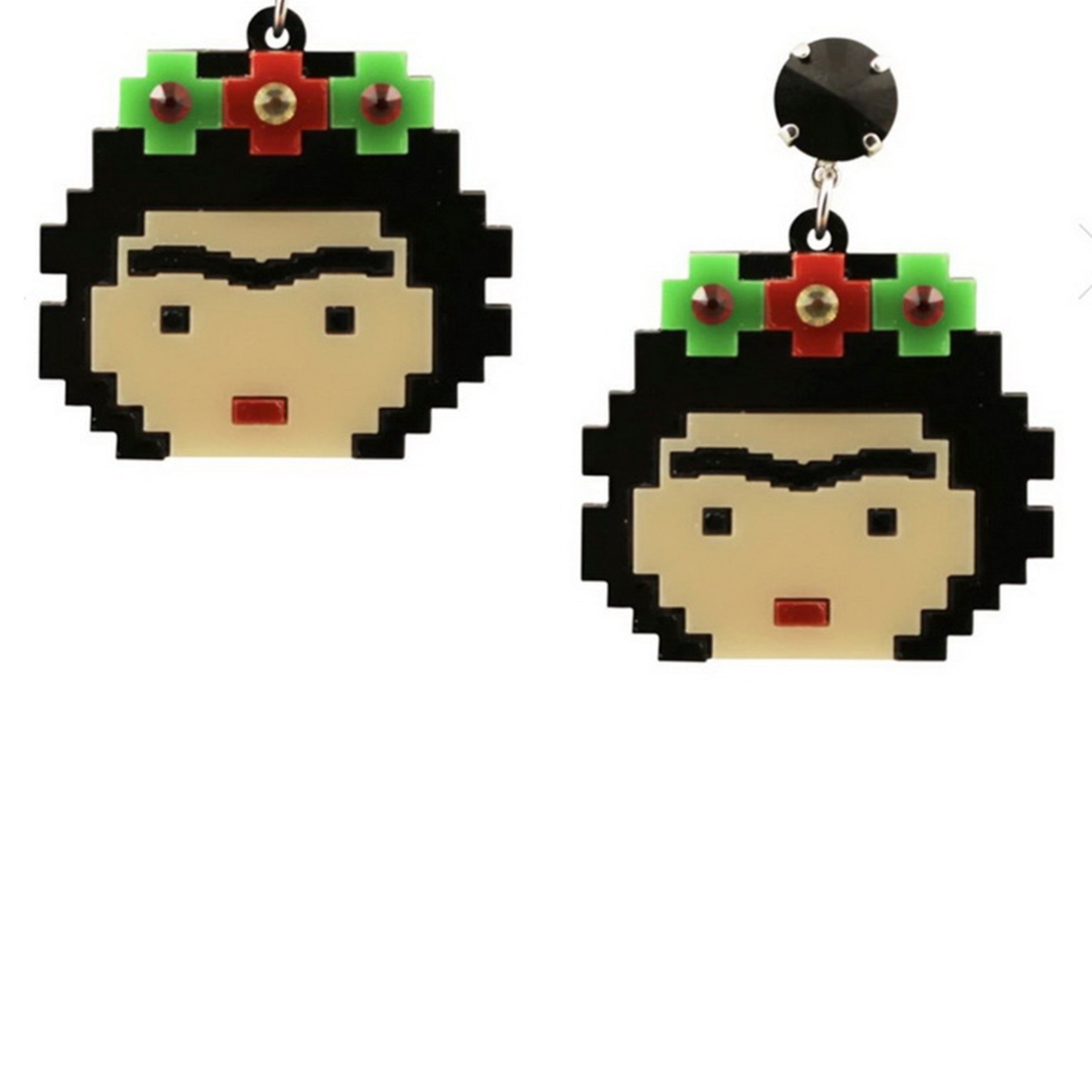 Frida Acrylic Earrings E4024