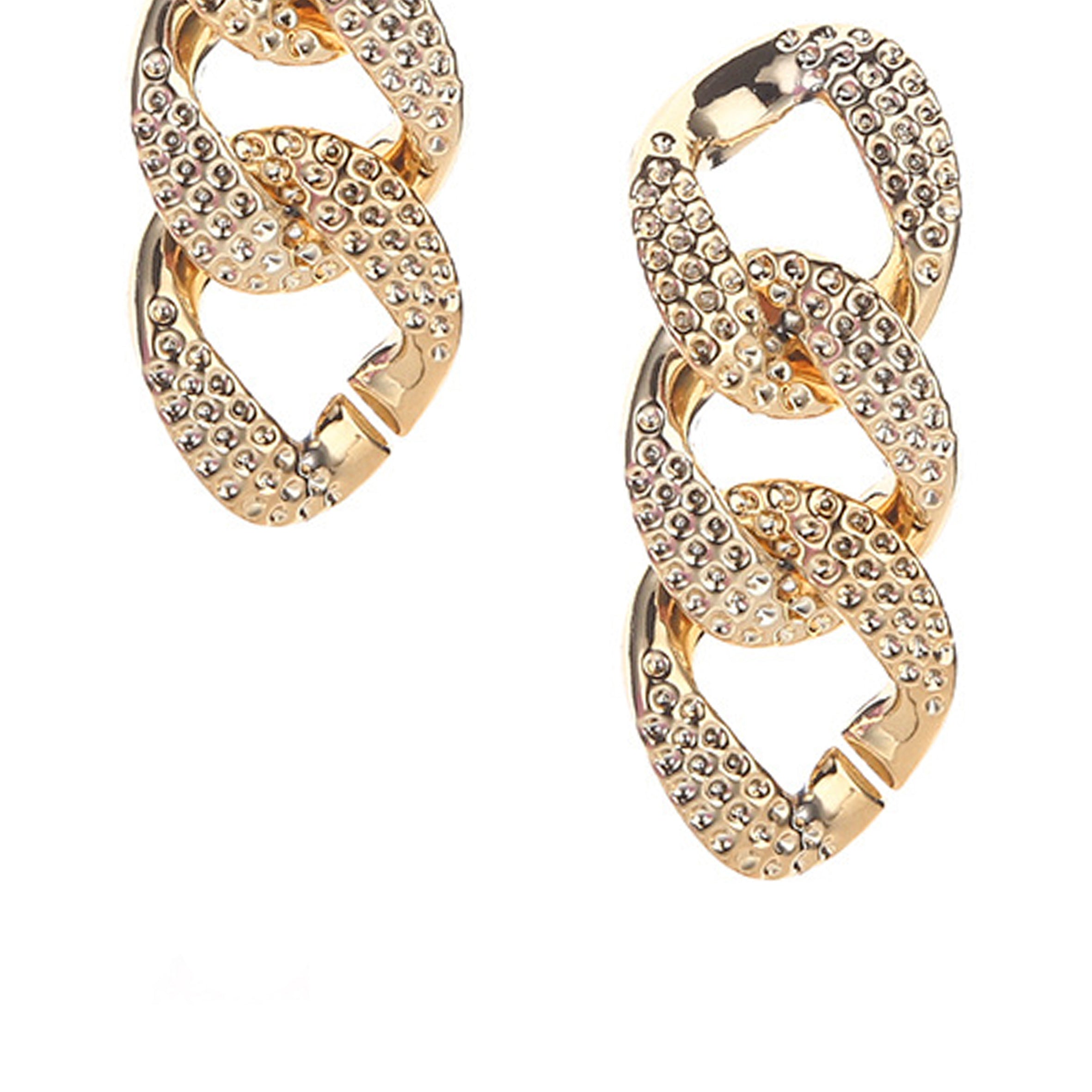 Chain Rhinestone Earrings E4132