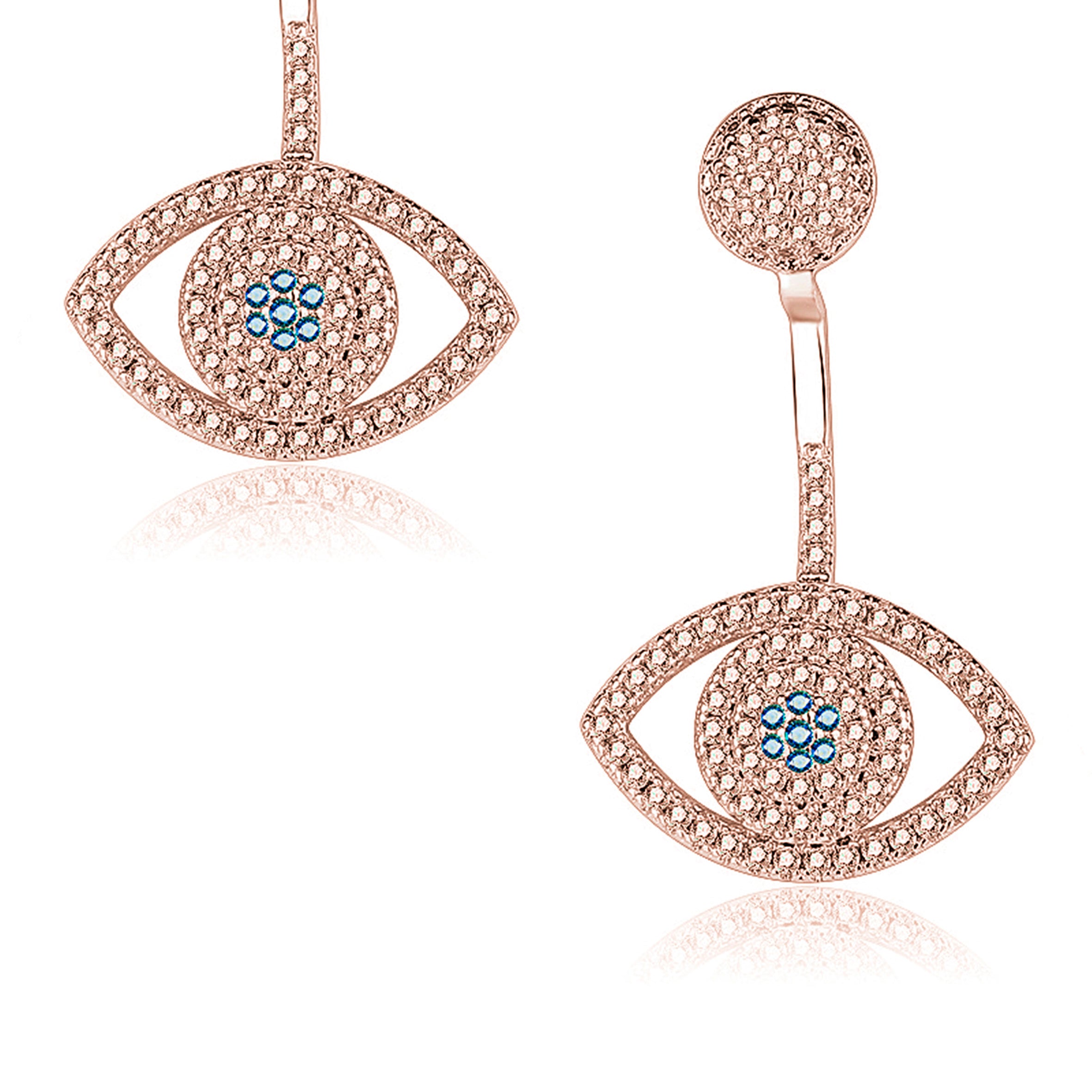 Evil Eye Zircon Earrings E4553