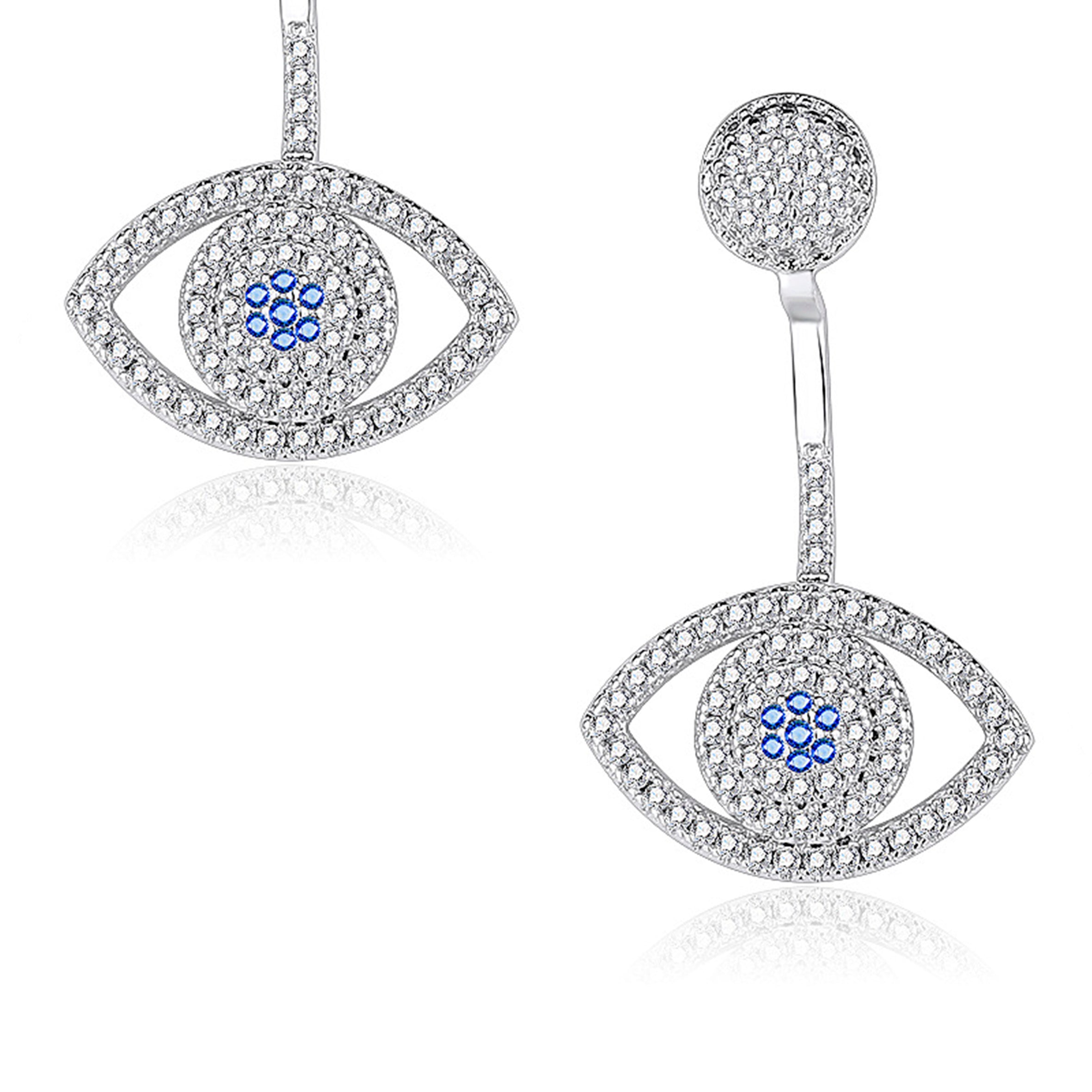 Evil Eye Zircon Earrings E4553