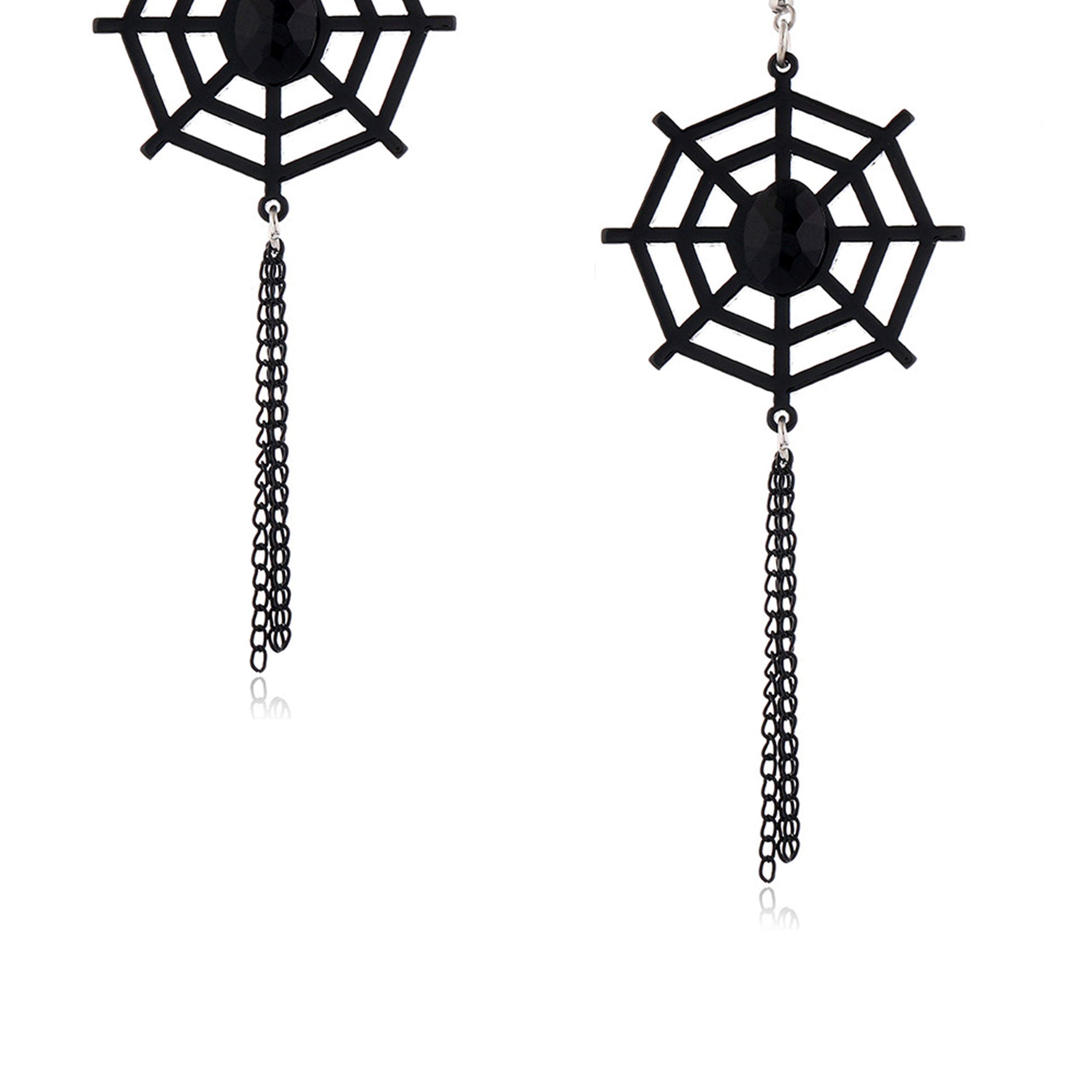 Spider Alloy Tassel Earrings E4605