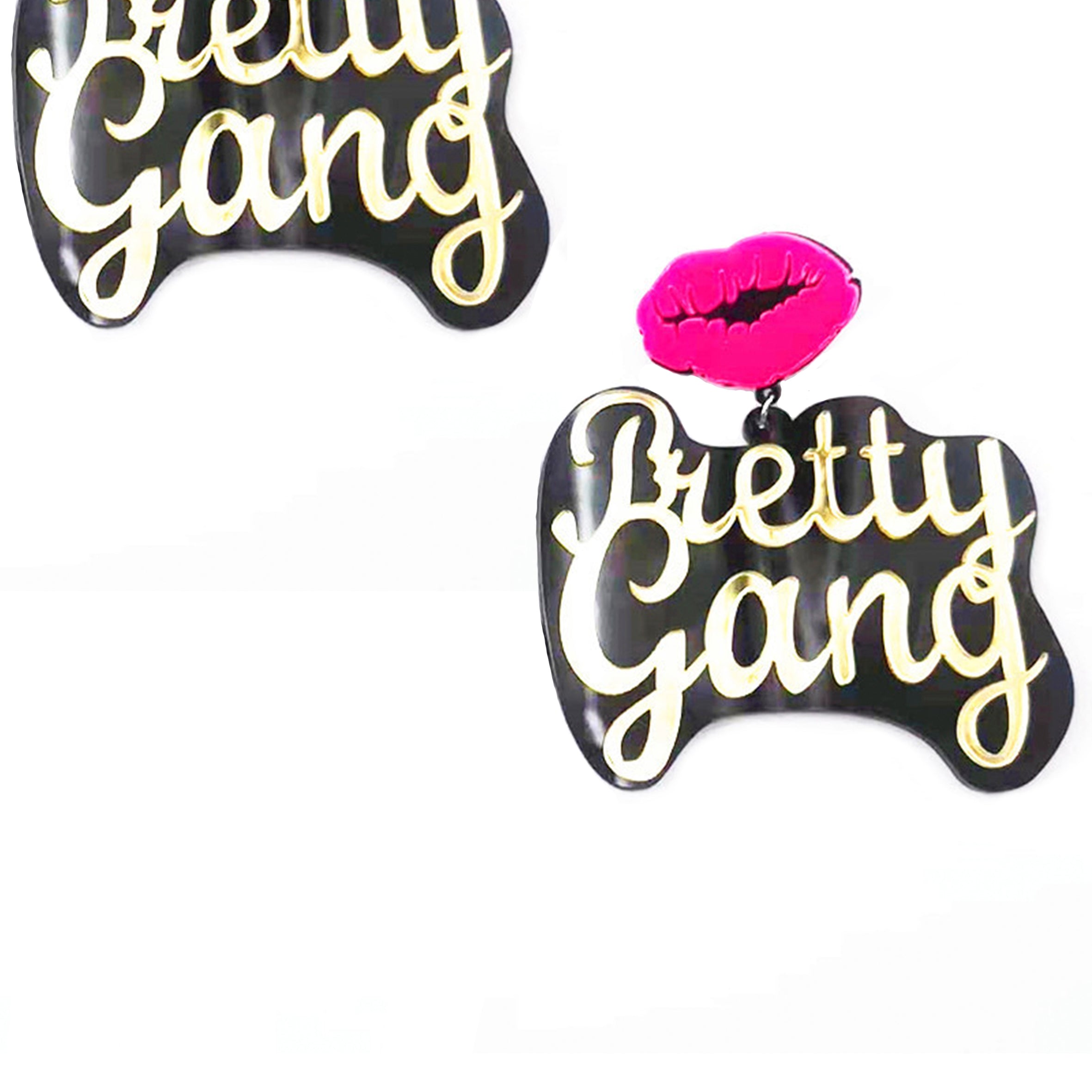 Pendientes acrílicos Pretty Gang E5011