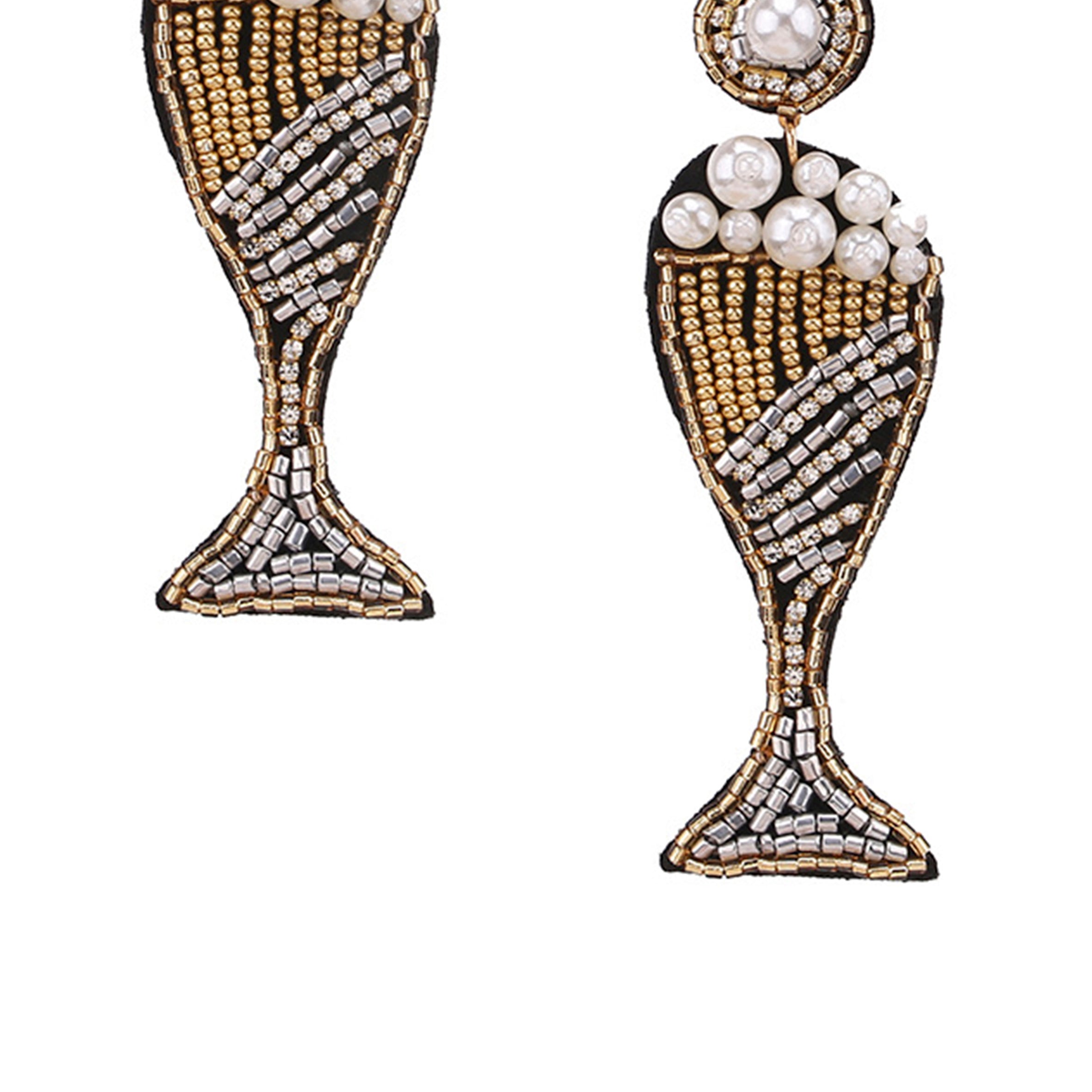 Beer Pearl Seed Bead Earrings E5601