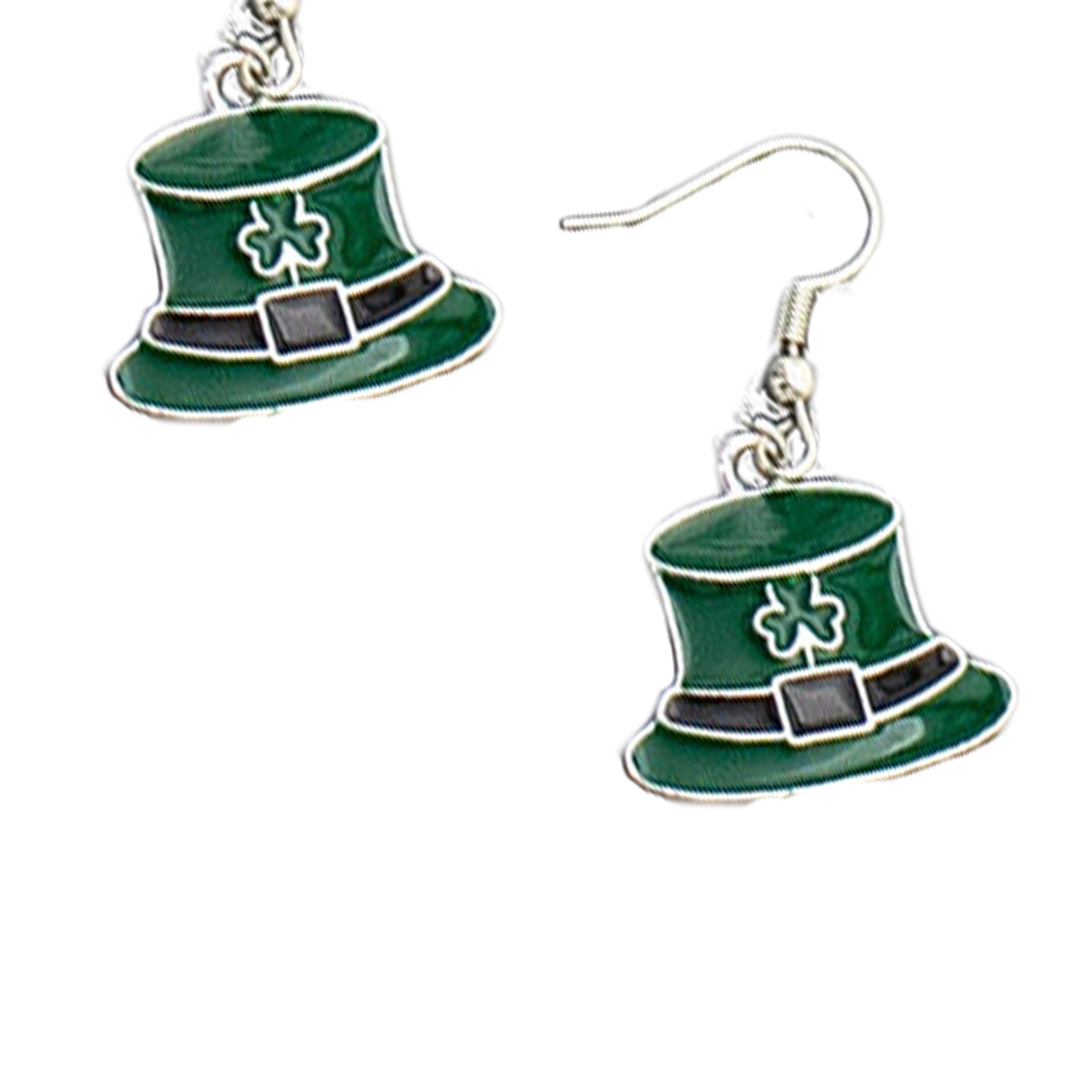 Hat Clover Alloy Earrings E5606