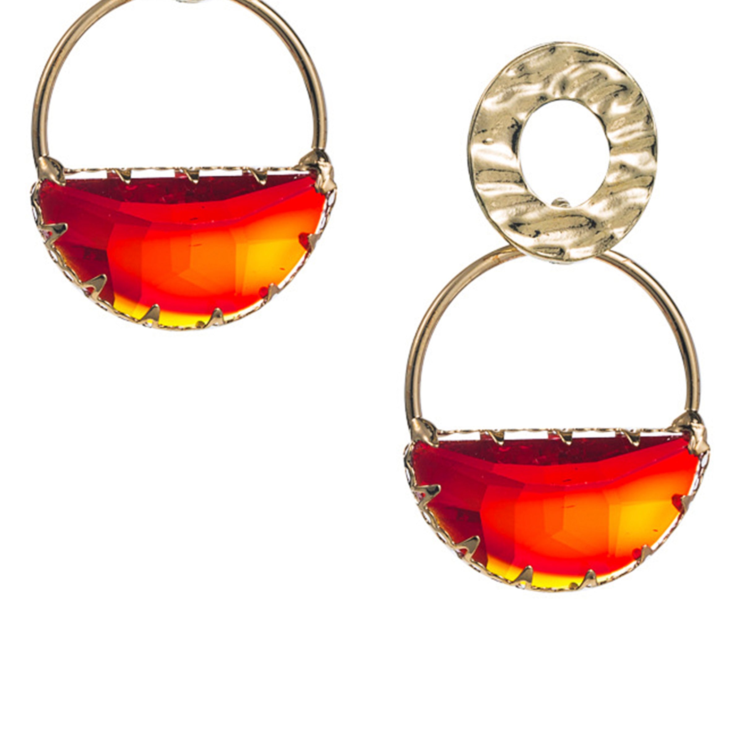 Geometry Circle Alloy Earrings E5841