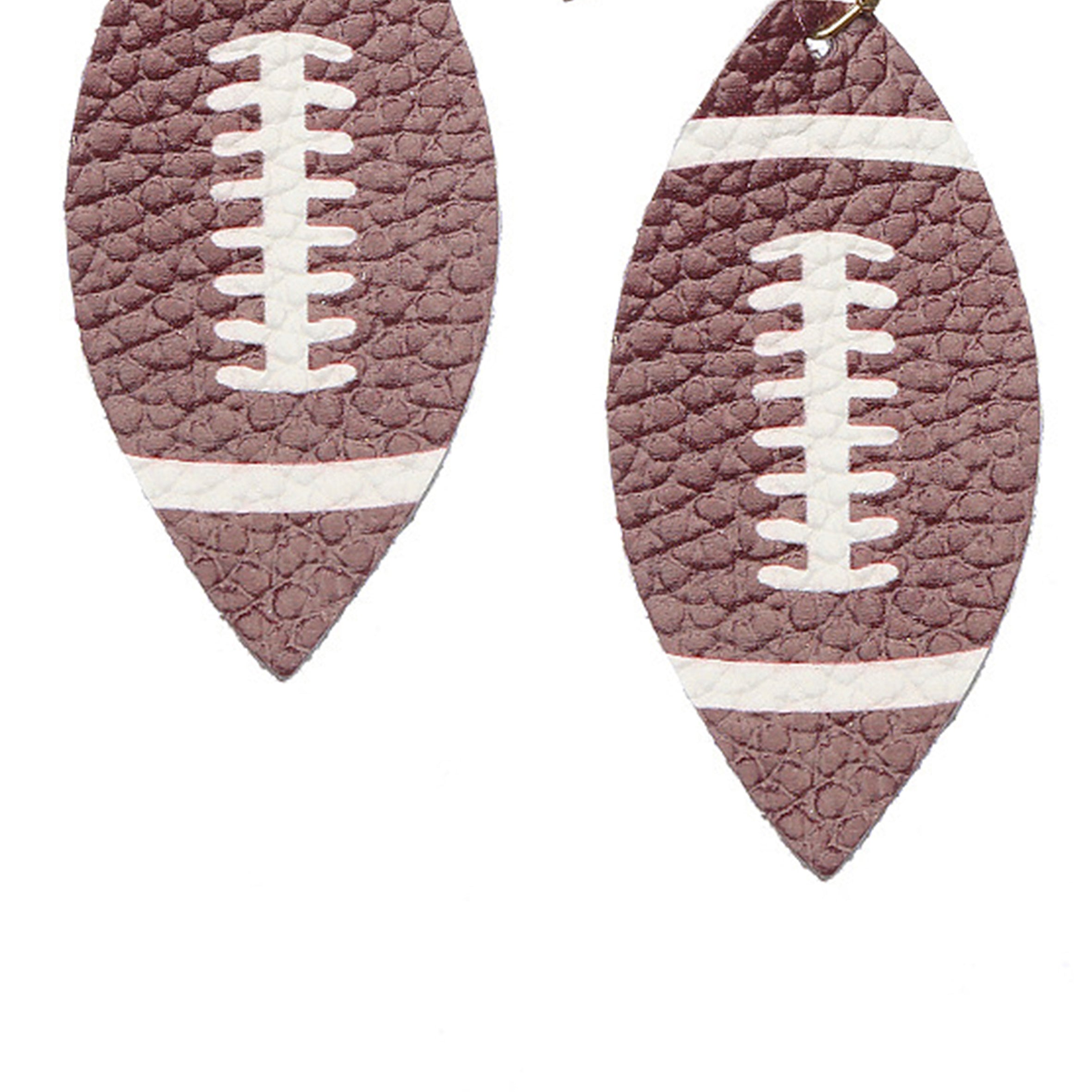 Football Leather Earrings E5842