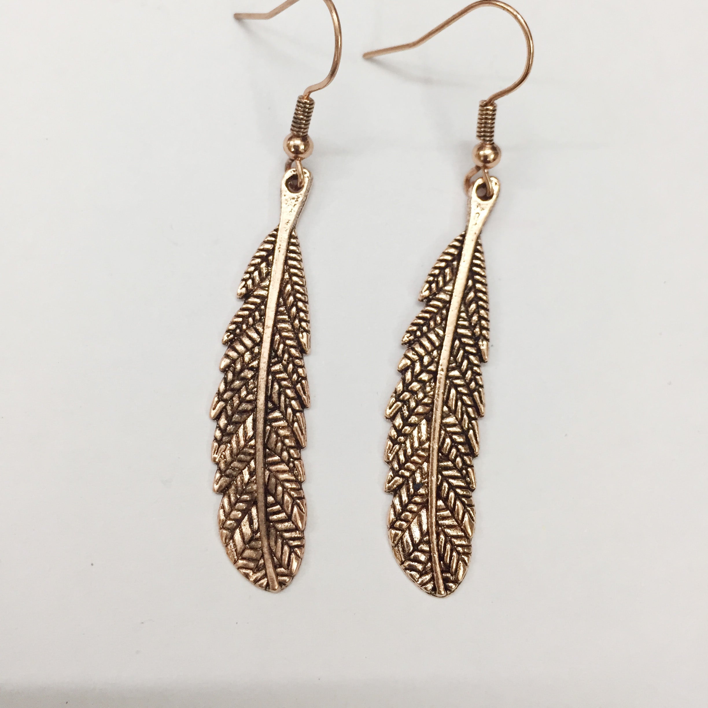 Feather Alloy Earrings E5857