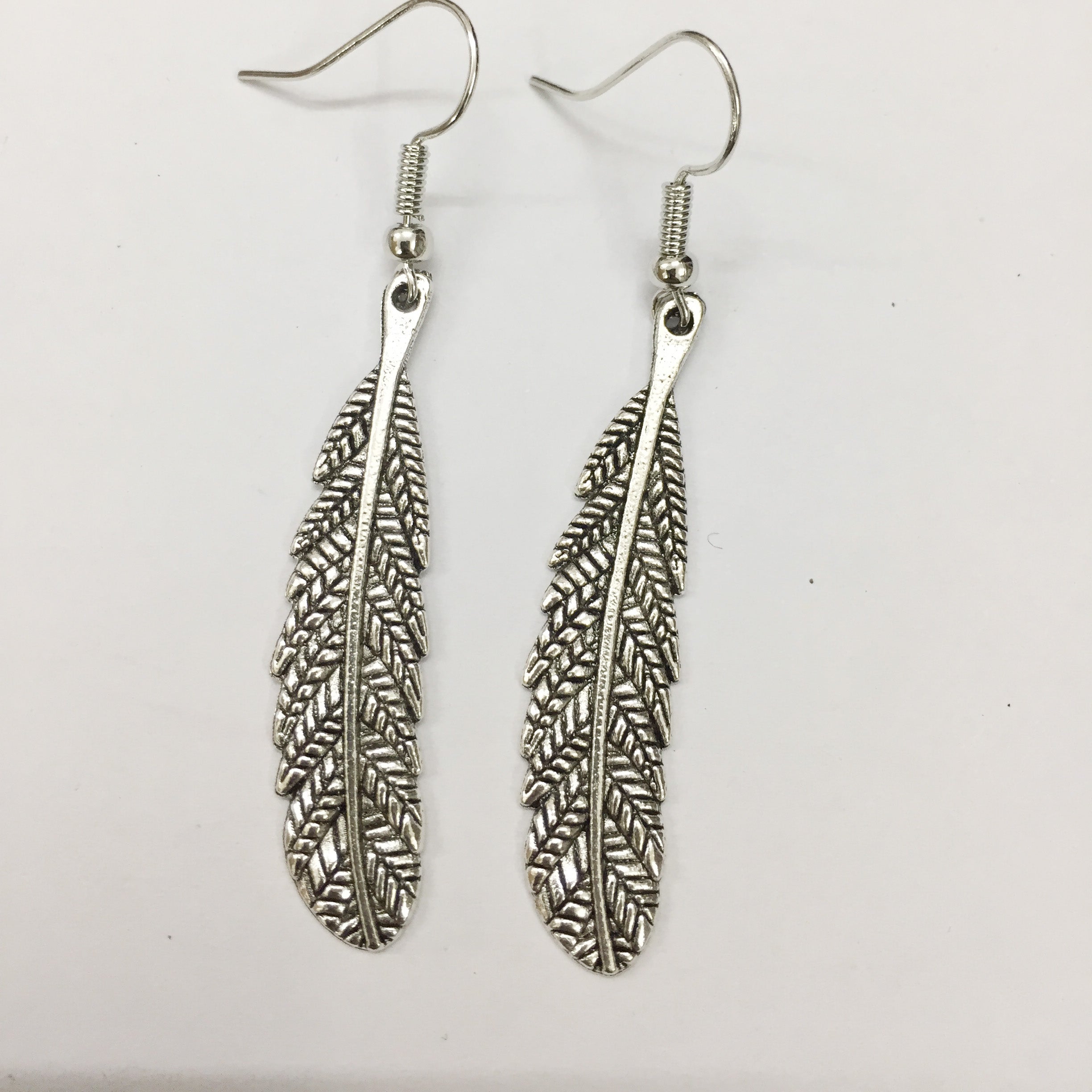 Feather Alloy Earrings E5857
