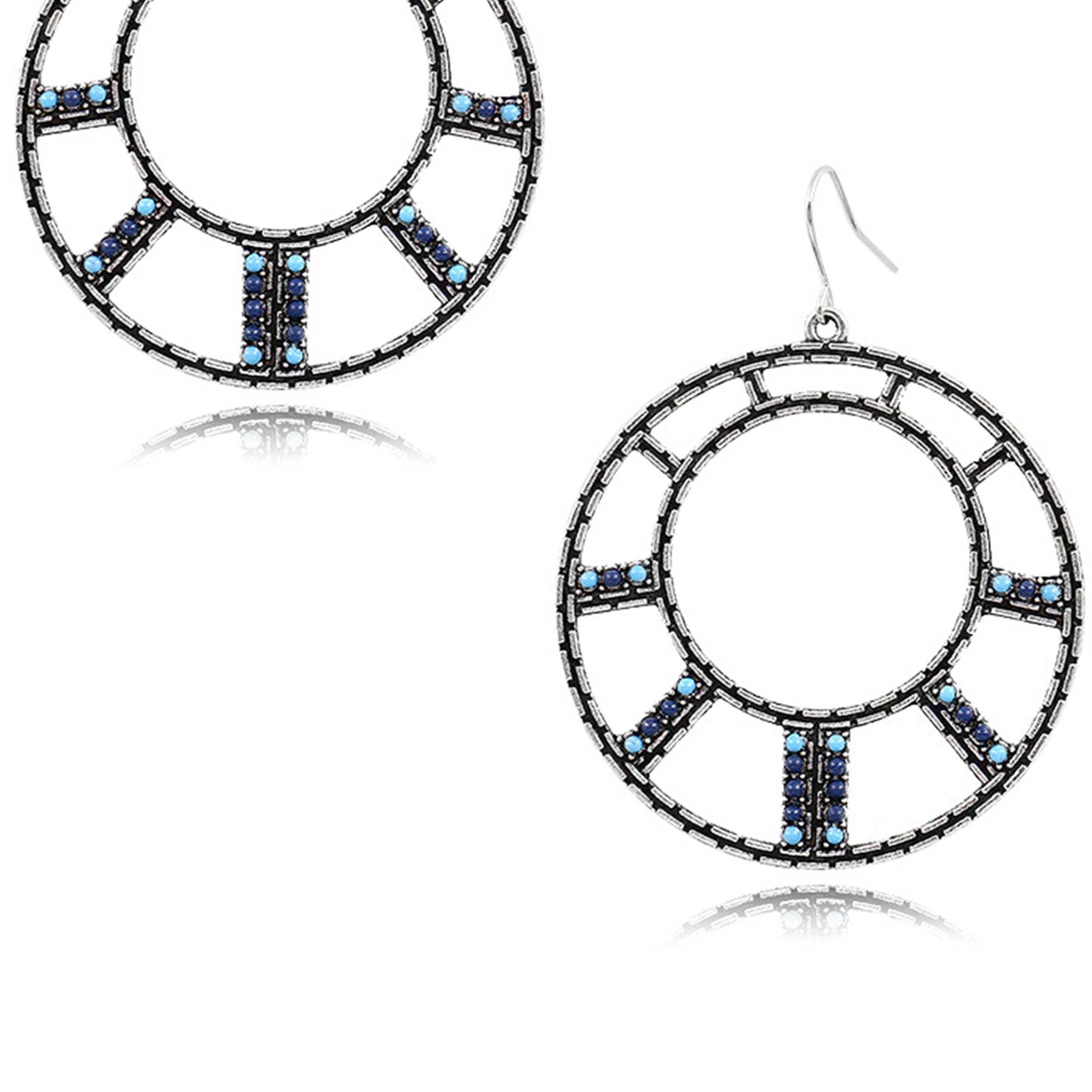 Circle Alloy Earrings E5859