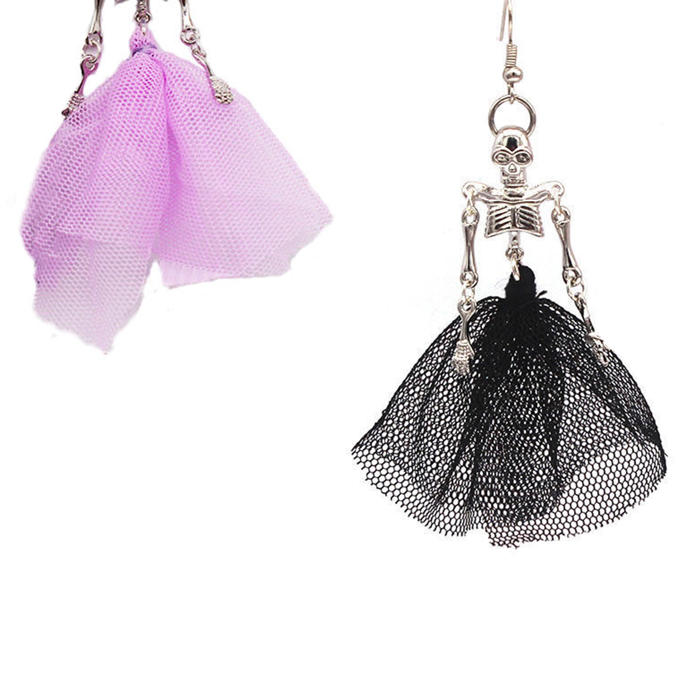 Pendientes de aleación con forma de esqueleto de novia E5998