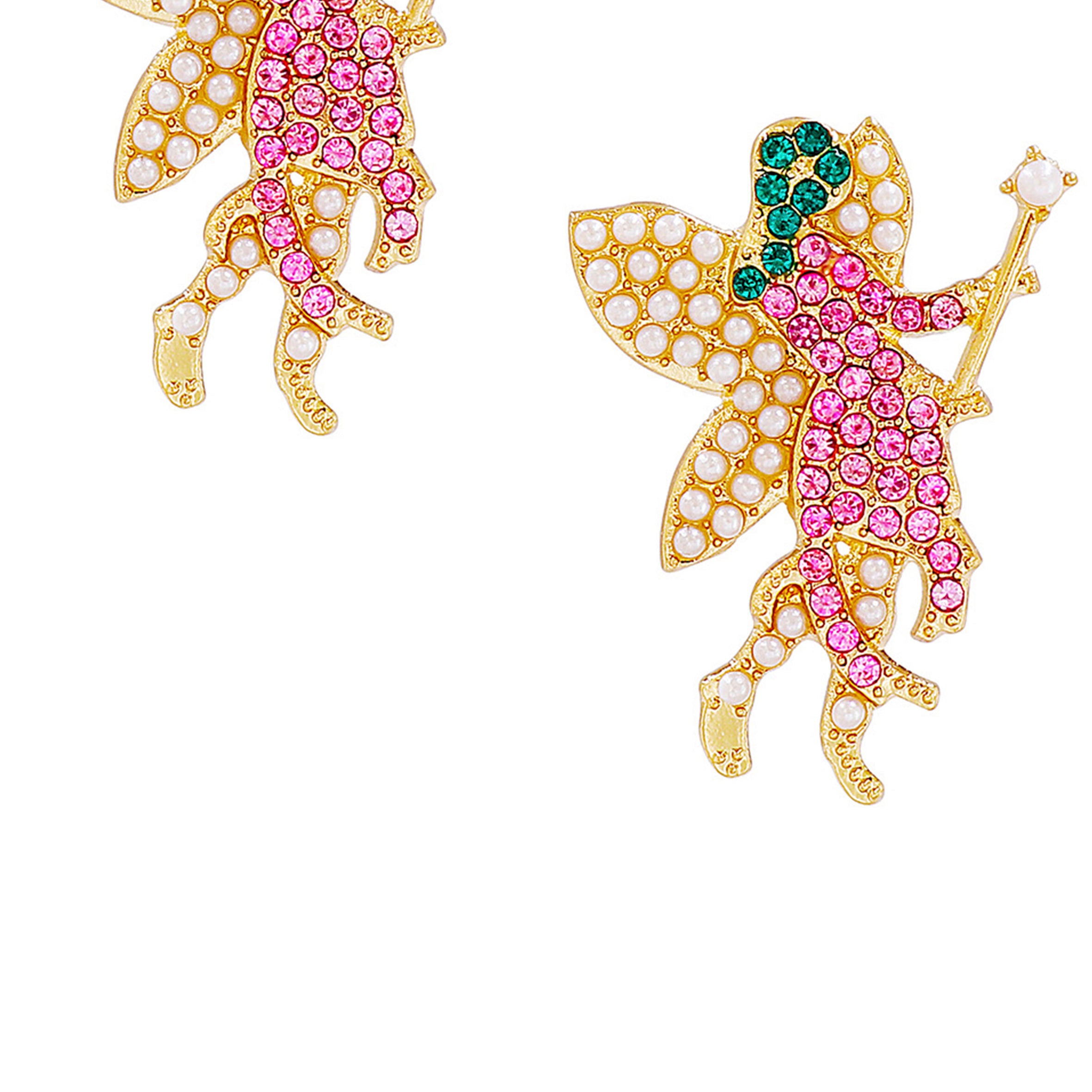 Elf Rhinestone Earrings E6135
