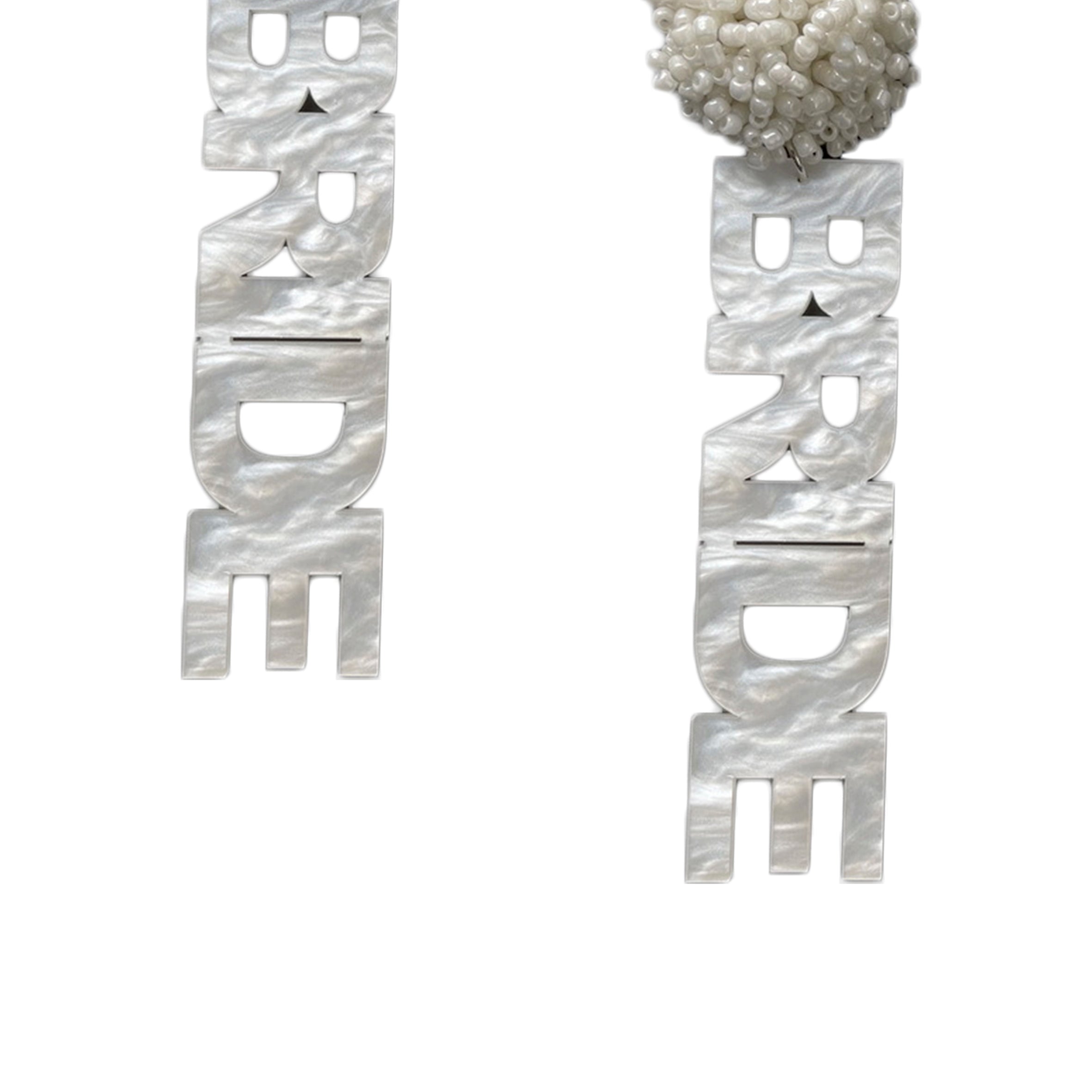 Pendientes de cuentas acrílicas BRIDE E6428