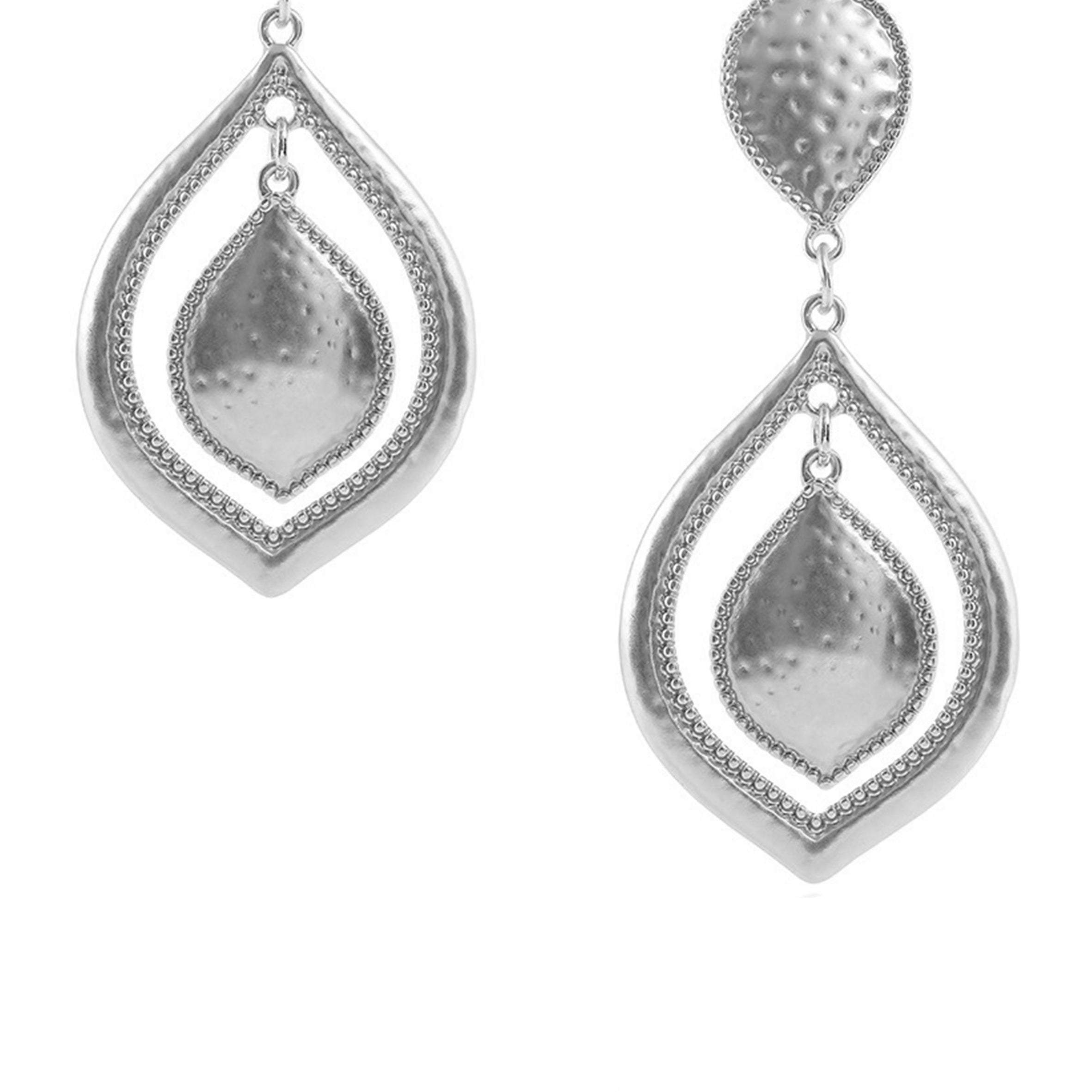 Pendientes de aleación con forma de lágrima E6470