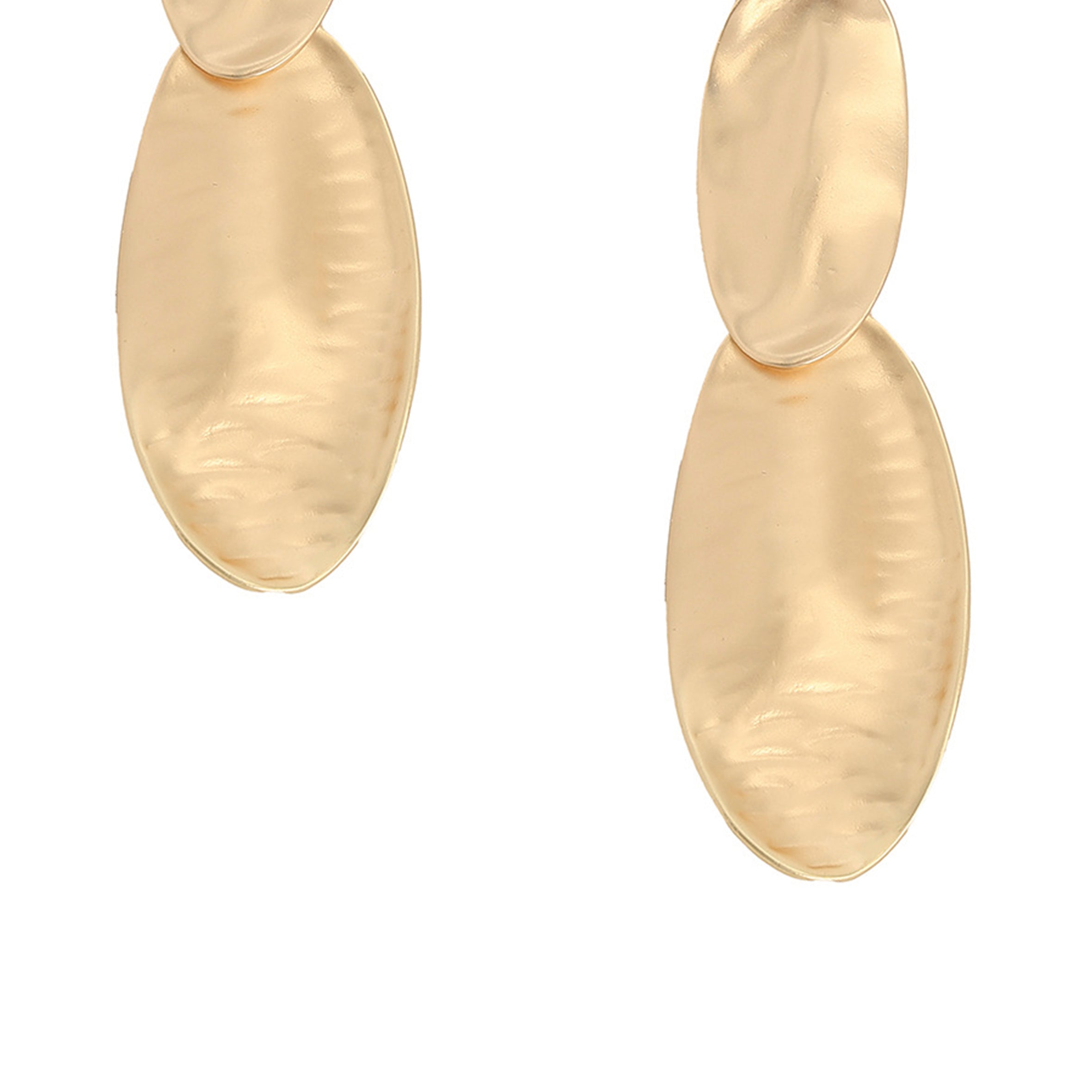 Geometry Oval Alloy Earrings E6476