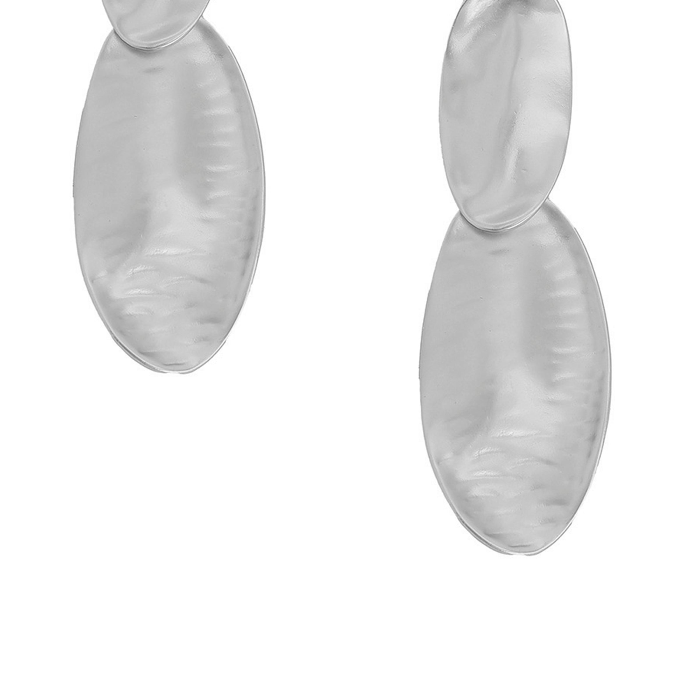 Geometry Oval Alloy Earrings E6476