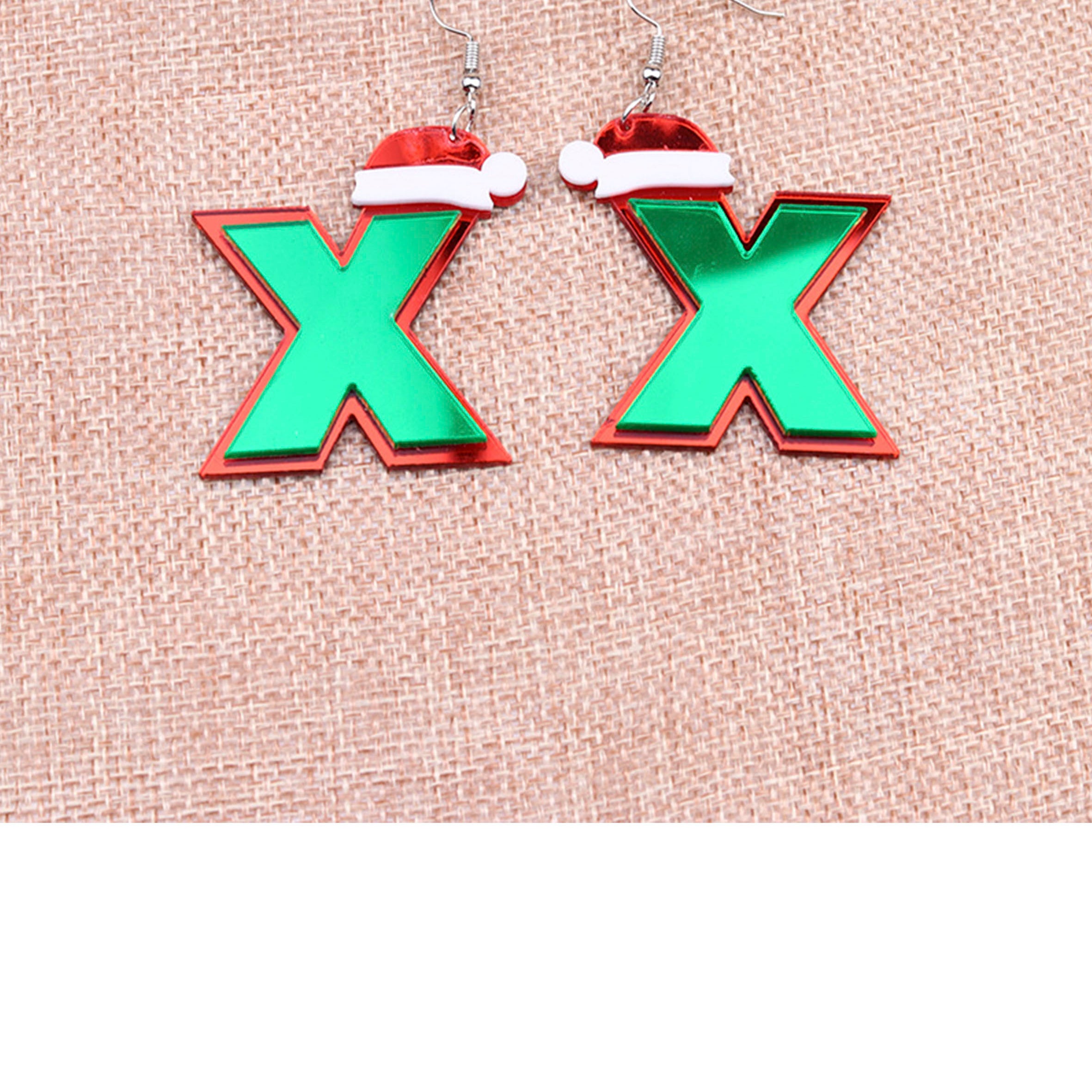 Christmas Snowman Acrylic Earrings E6543