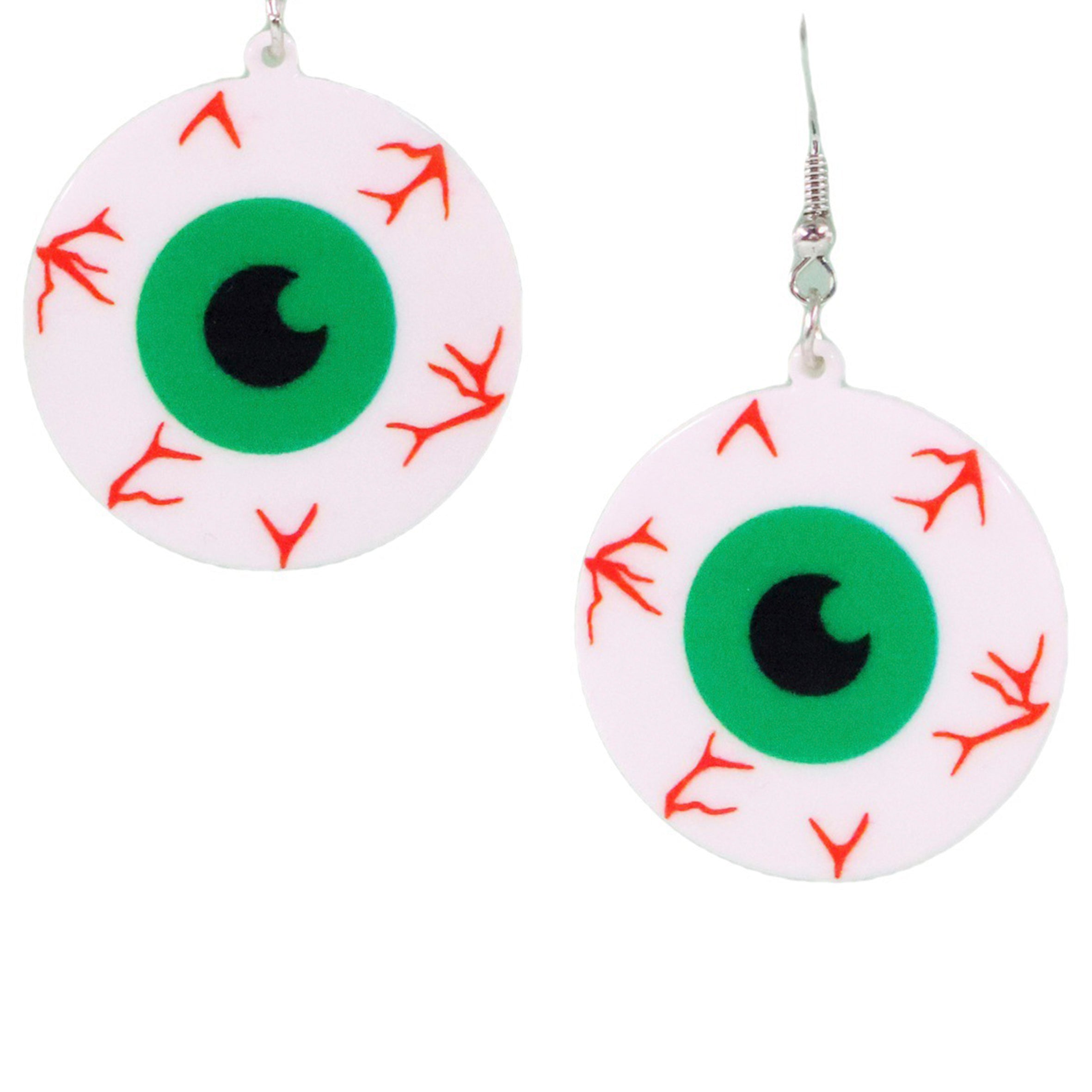 Halloween Eyeball Acrylic Earrings E6672