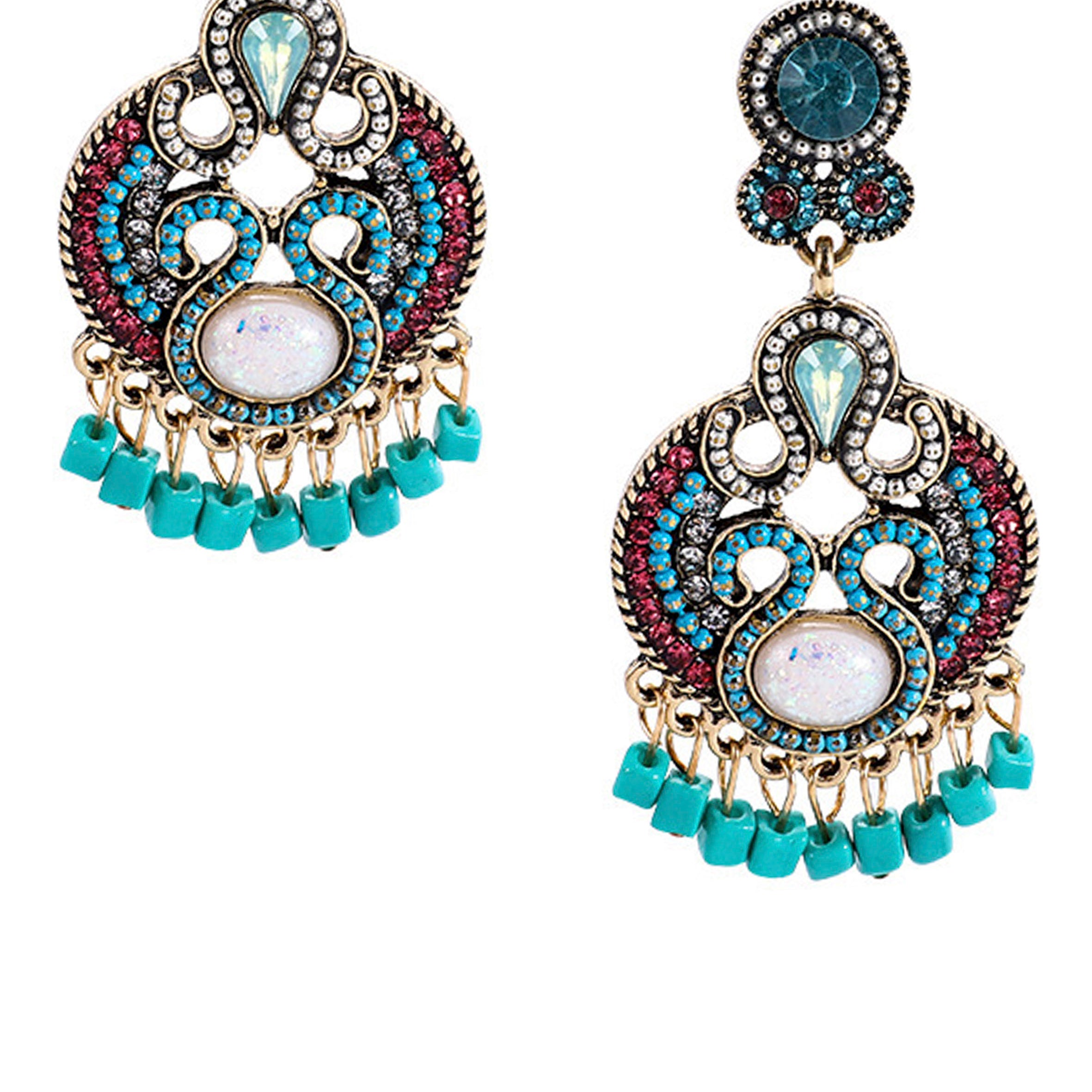 Bohemia Bead Tassel Earrings E6902