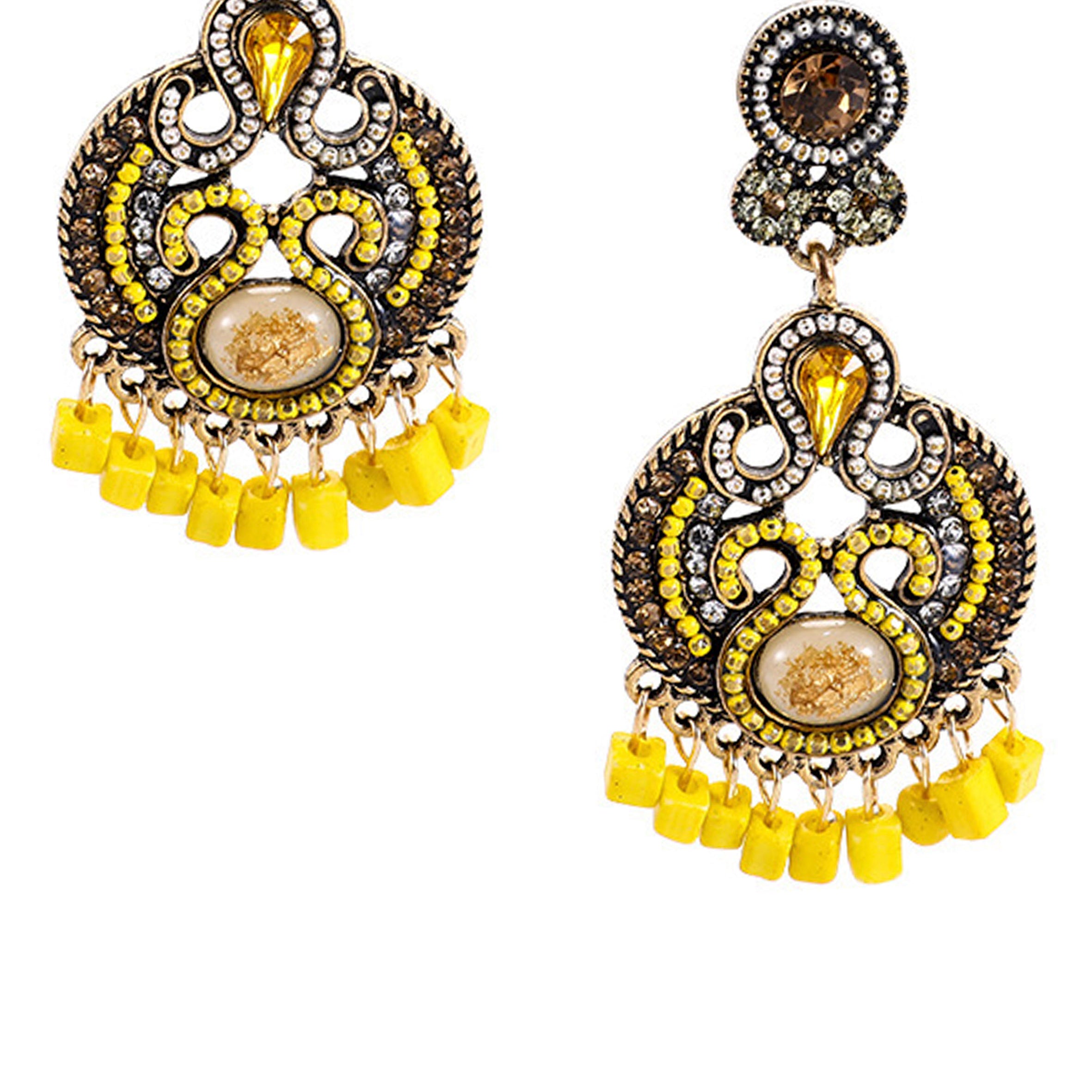 Bohemia Bead Tassel Earrings E6902